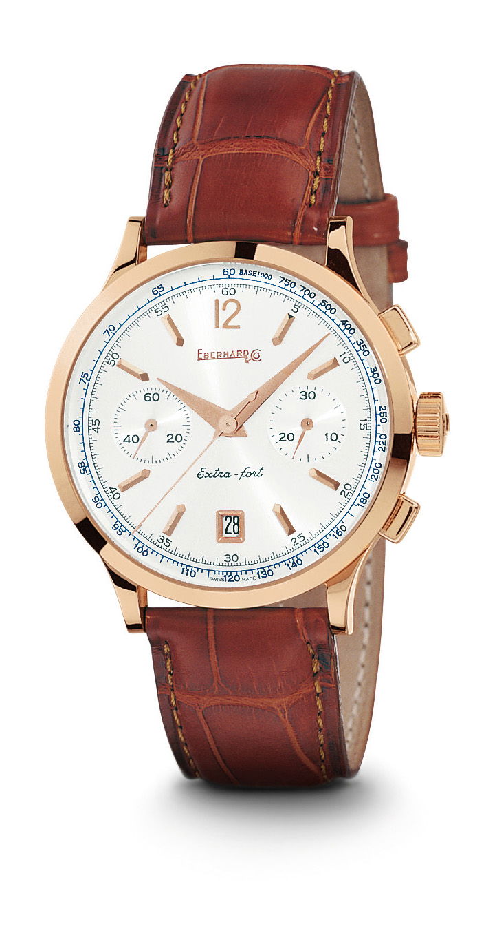 Eberhard & Co Extra-fort Chrono luxury timepiece - detailed view
