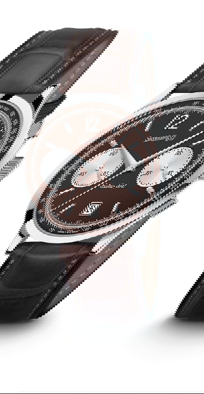 Eberhard & Co Extra-fort Chrono Vitré luxury timepiece - detailed view