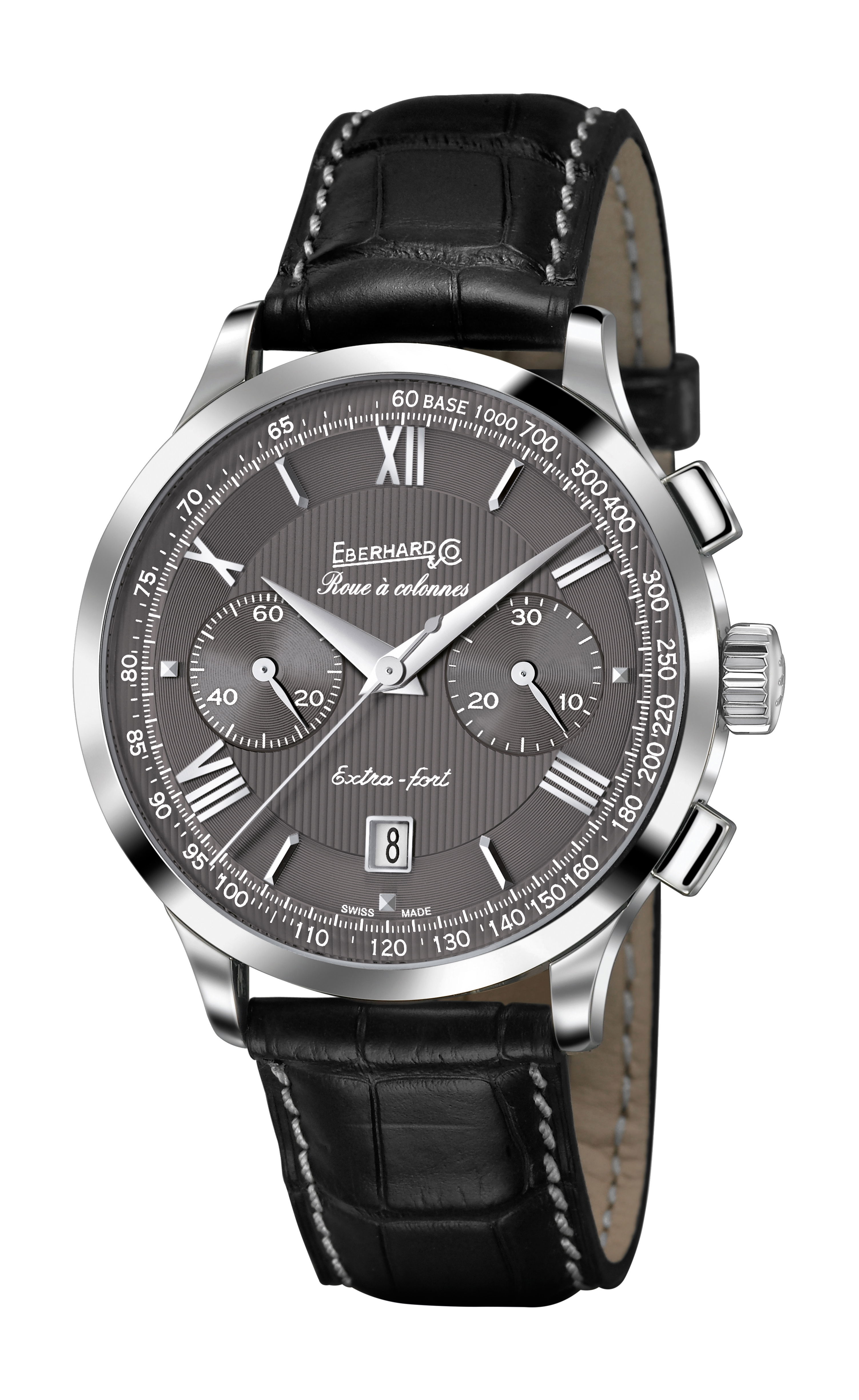 Eberhard & Co Extra-Fort Grande Taille Roue à Colonnes luxury timepiece - detailed view