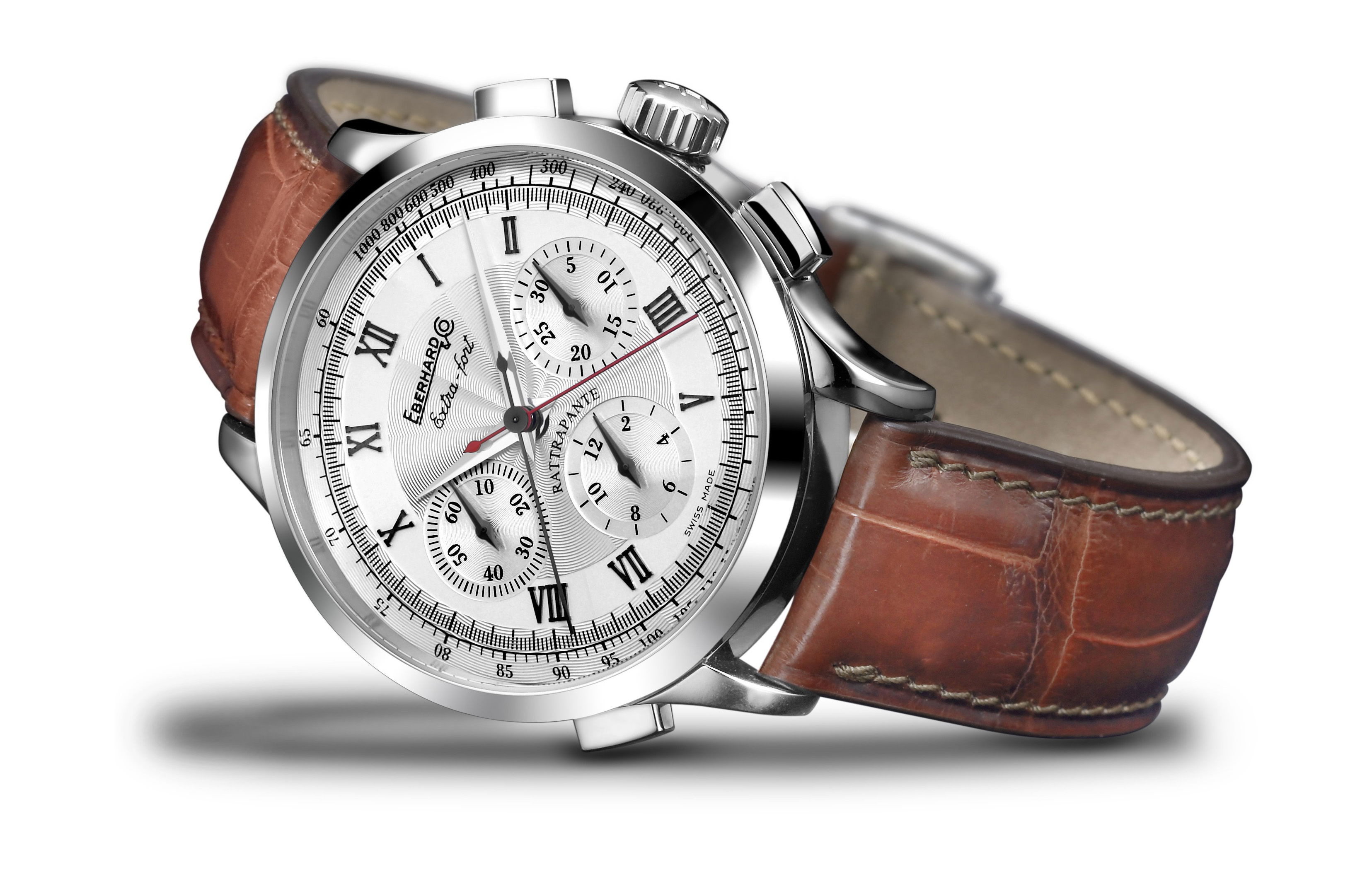 Eberhard & Co Extra-fort Rattrapante luxury timepiece - detailed view