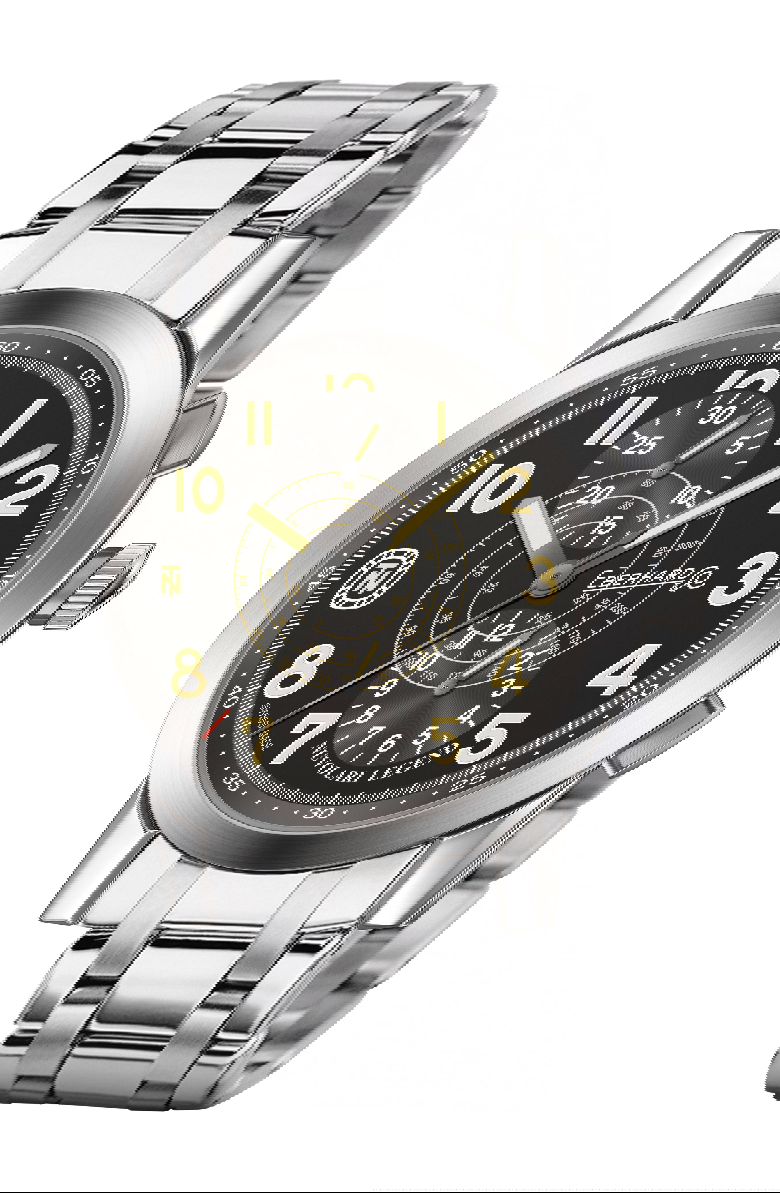 Eberhard & Co Nuvolari Legend Grande Taille luxury timepiece - detailed view