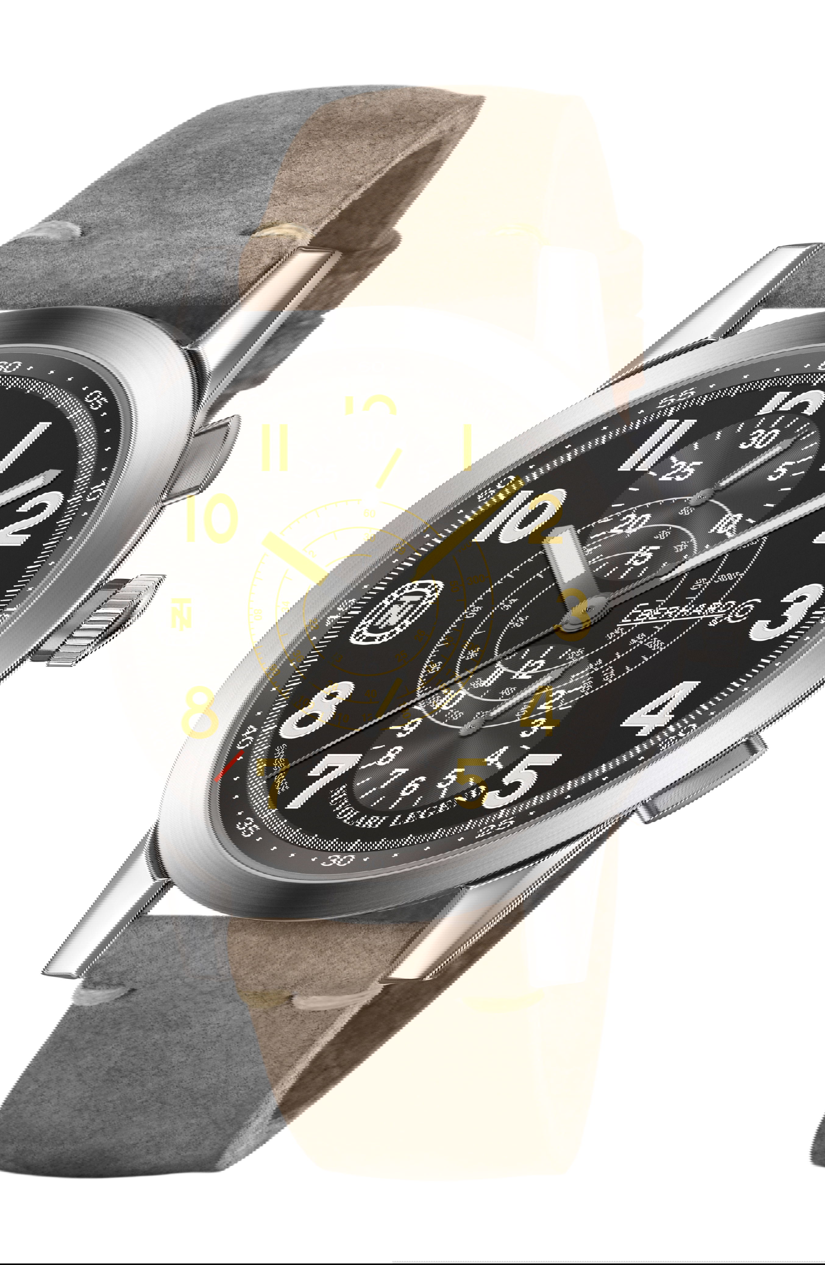 Eberhard & Co Nuvolari Legend Grande Taille luxury timepiece - detailed view