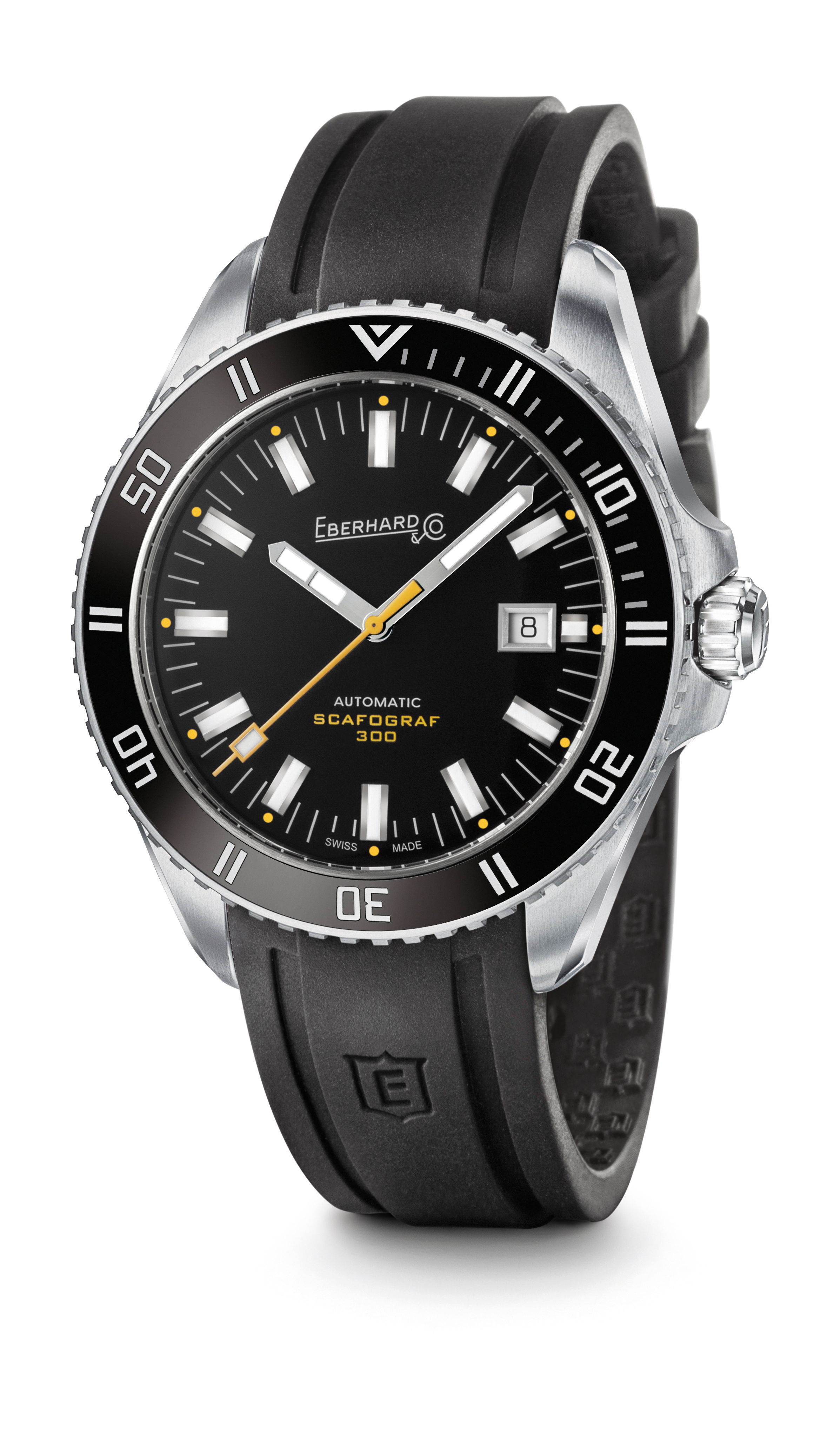 Eberhard & Co Scafograf 300 luxury timepiece - detailed view