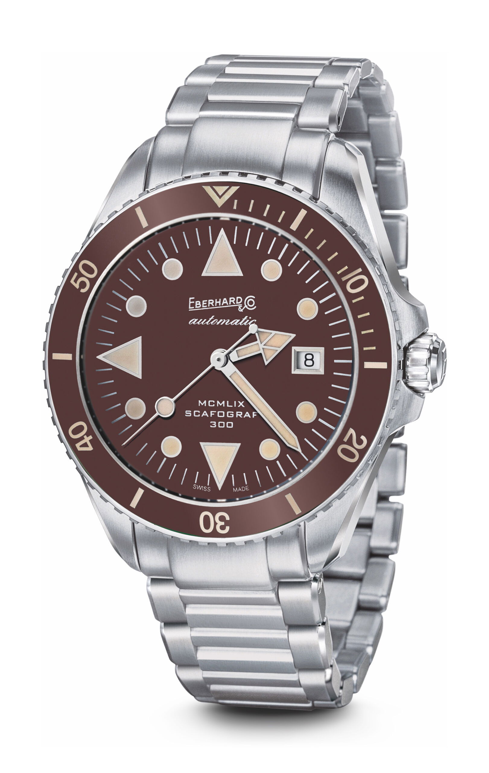Eberhard & Co Scafograf 300 MCMLIX luxury timepiece - detailed view