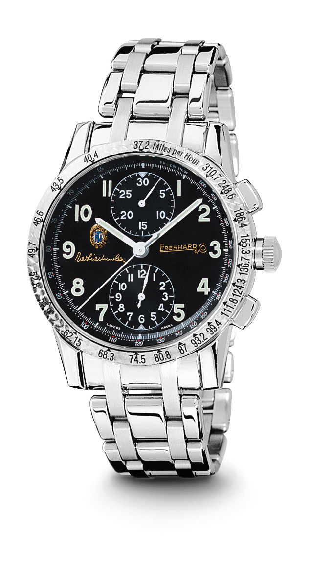 Eberhard & Co Tazio Nuvolari Gold Car Collection luxury timepiece - detailed view