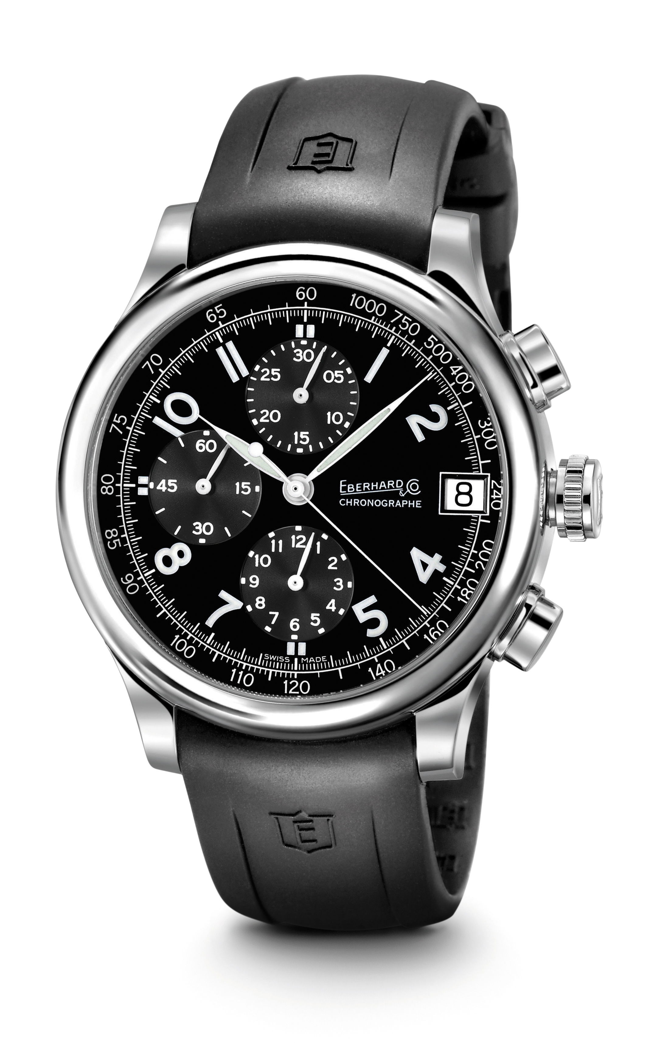 Eberhard & Co Traversetolo Chrono luxury timepiece - detailed view