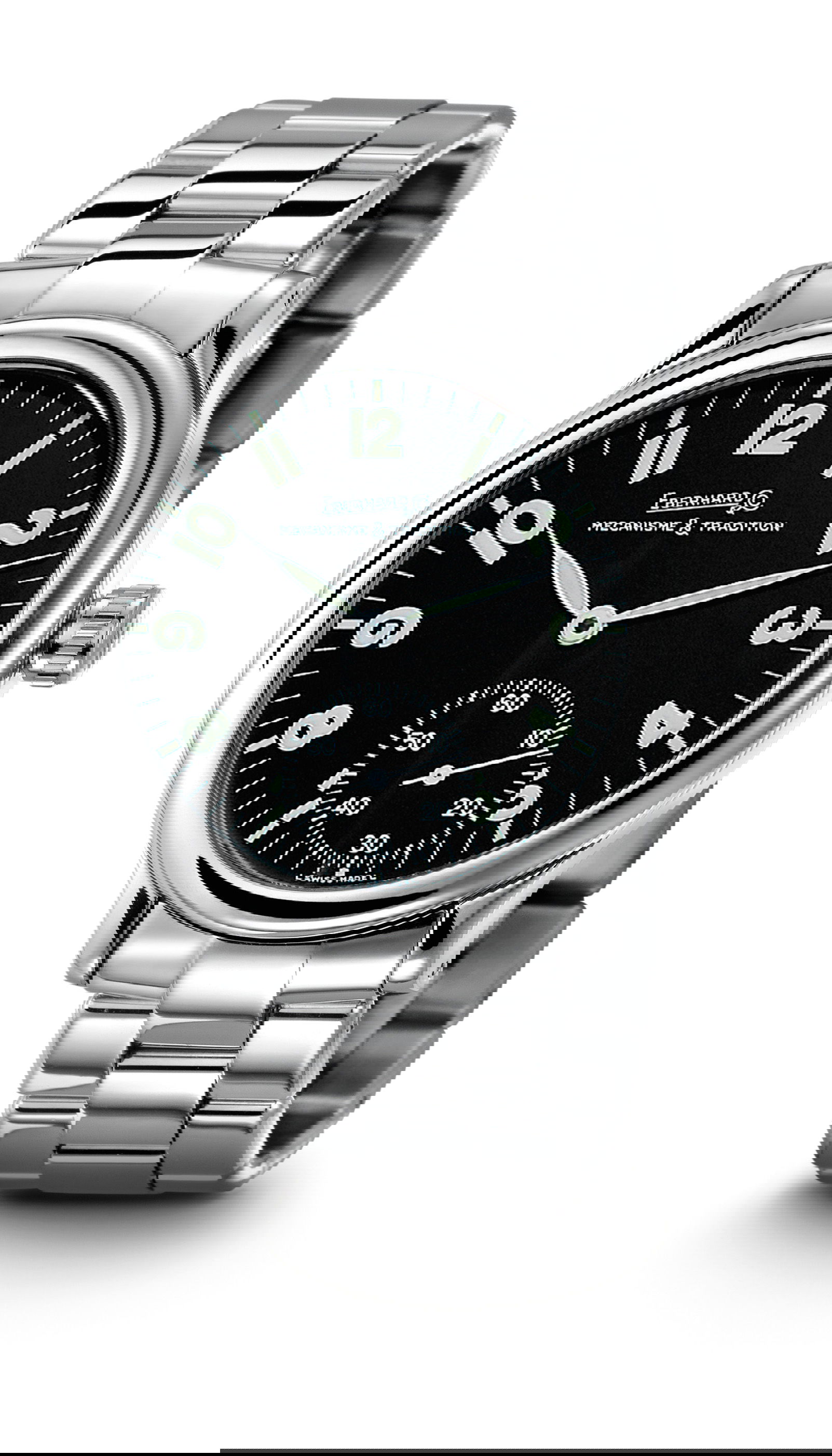 Eberhard & Co Traversetolo Vitré luxury timepiece - detailed view