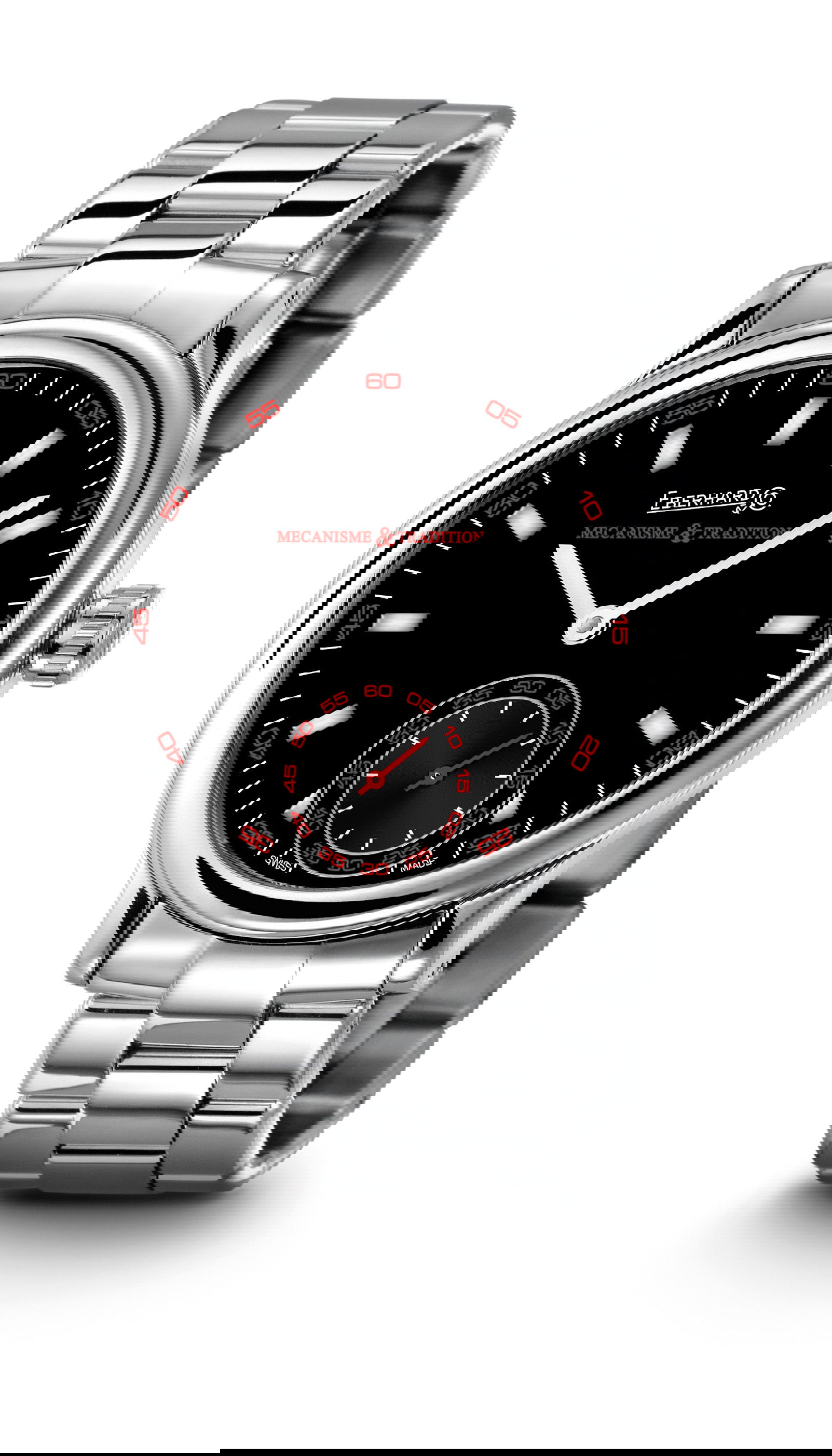 Eberhard & Co Traversetolo Vitré luxury timepiece - detailed view