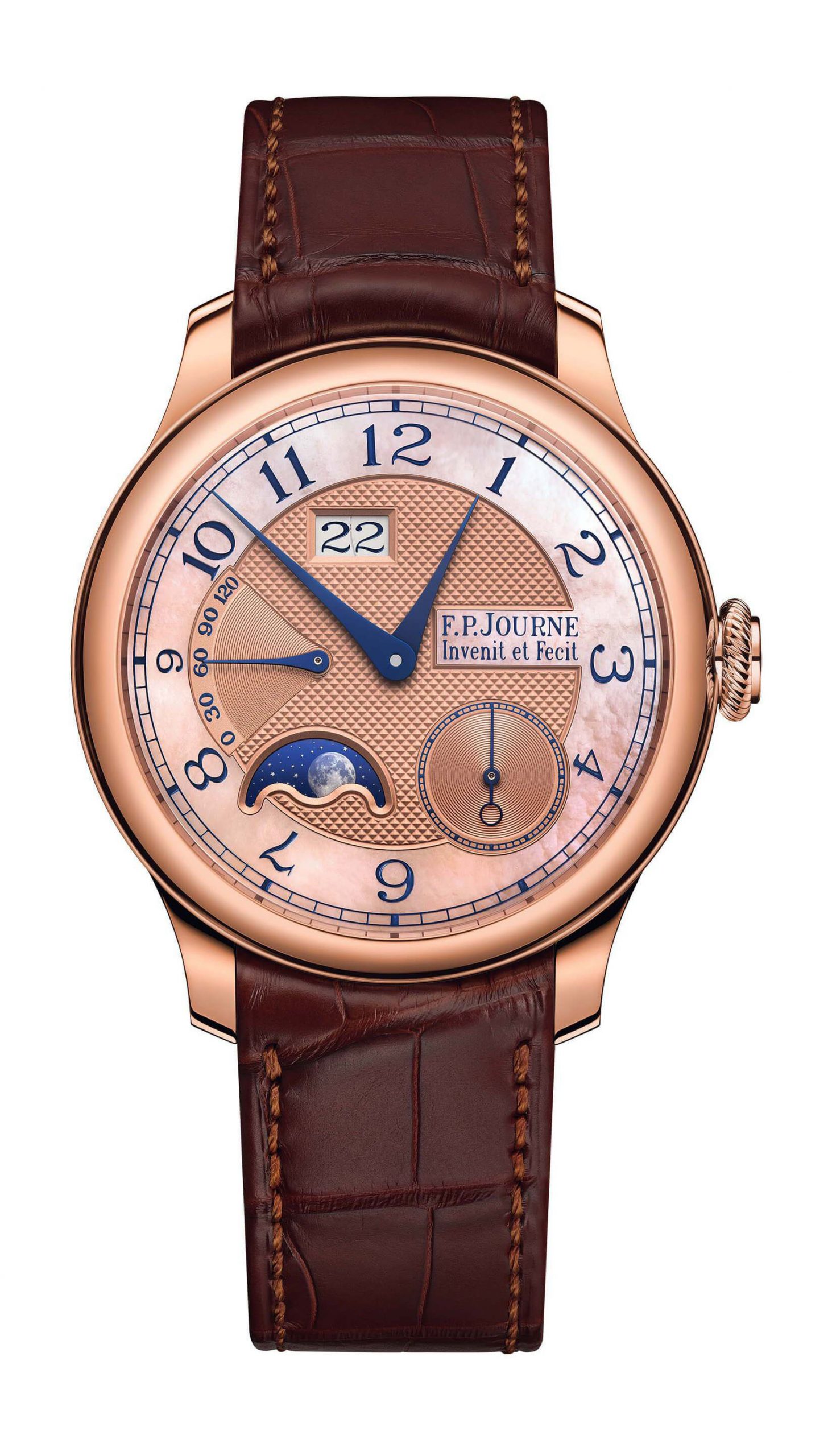 F.P.Journe Automatique Lune Mother of Pearl luxury timepiece - detailed view