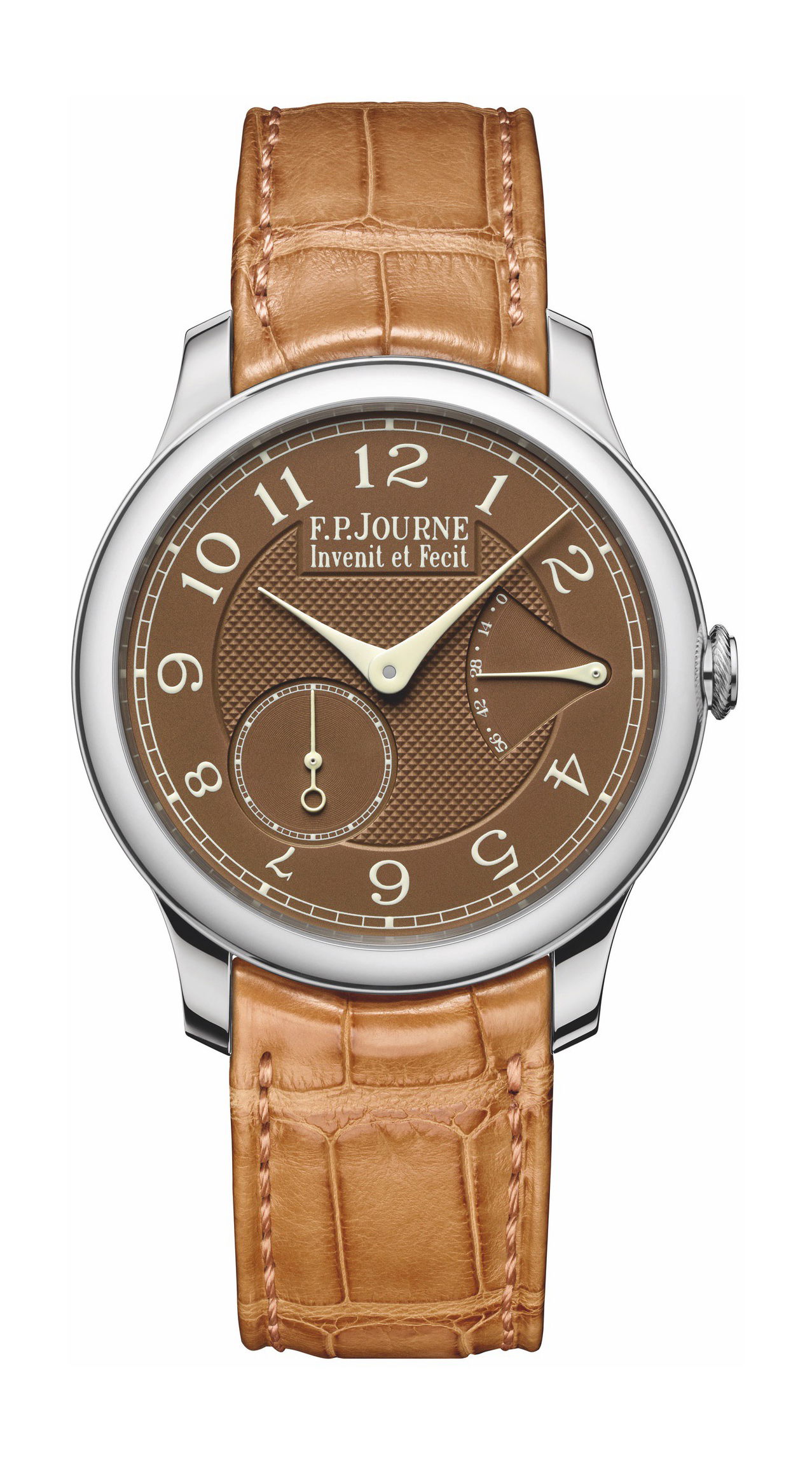 F.P.Journe Chronomètre Souverain Havana luxury timepiece - detailed view