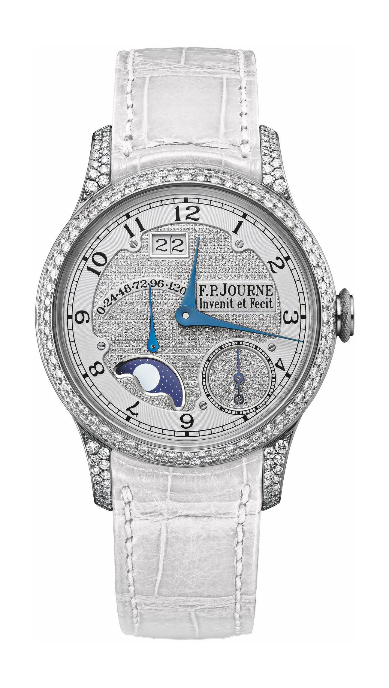 F.P.Journe Divine 36 MM Set with Diamonds luxury timepiece - detailed view