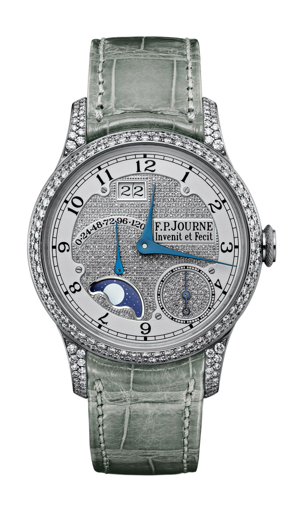 F.P.Journe Divine 36 MM Set with Diamonds luxury timepiece - detailed view