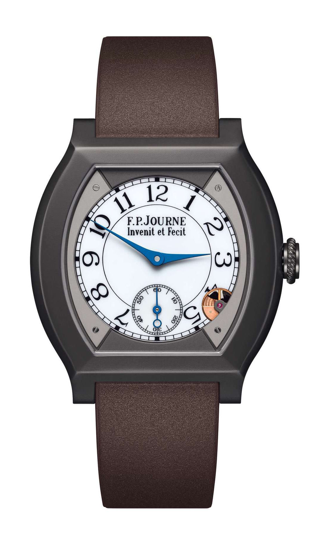 F.P.Journe élégante 40 Titalyt luxury timepiece - detailed view