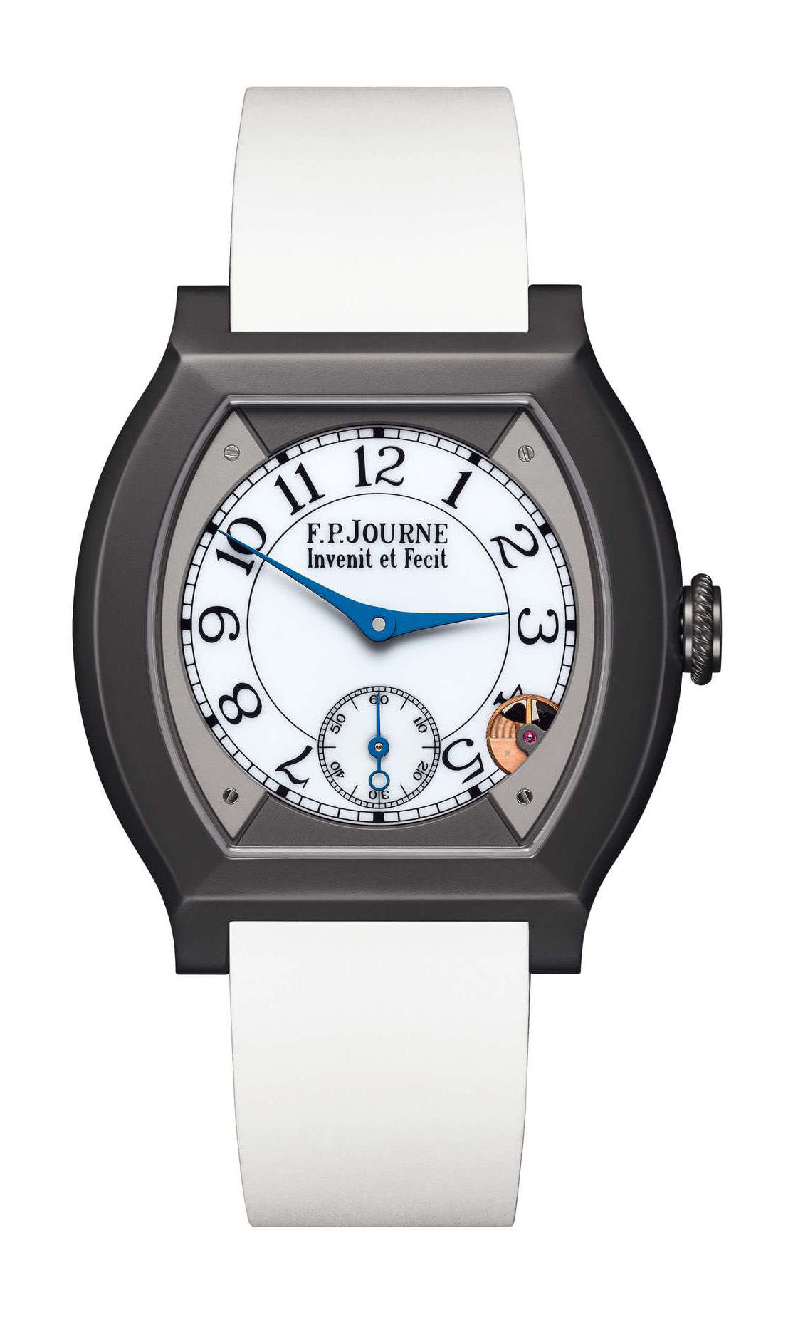 F.P.Journe élégante 40 Titalyt luxury timepiece - detailed view
