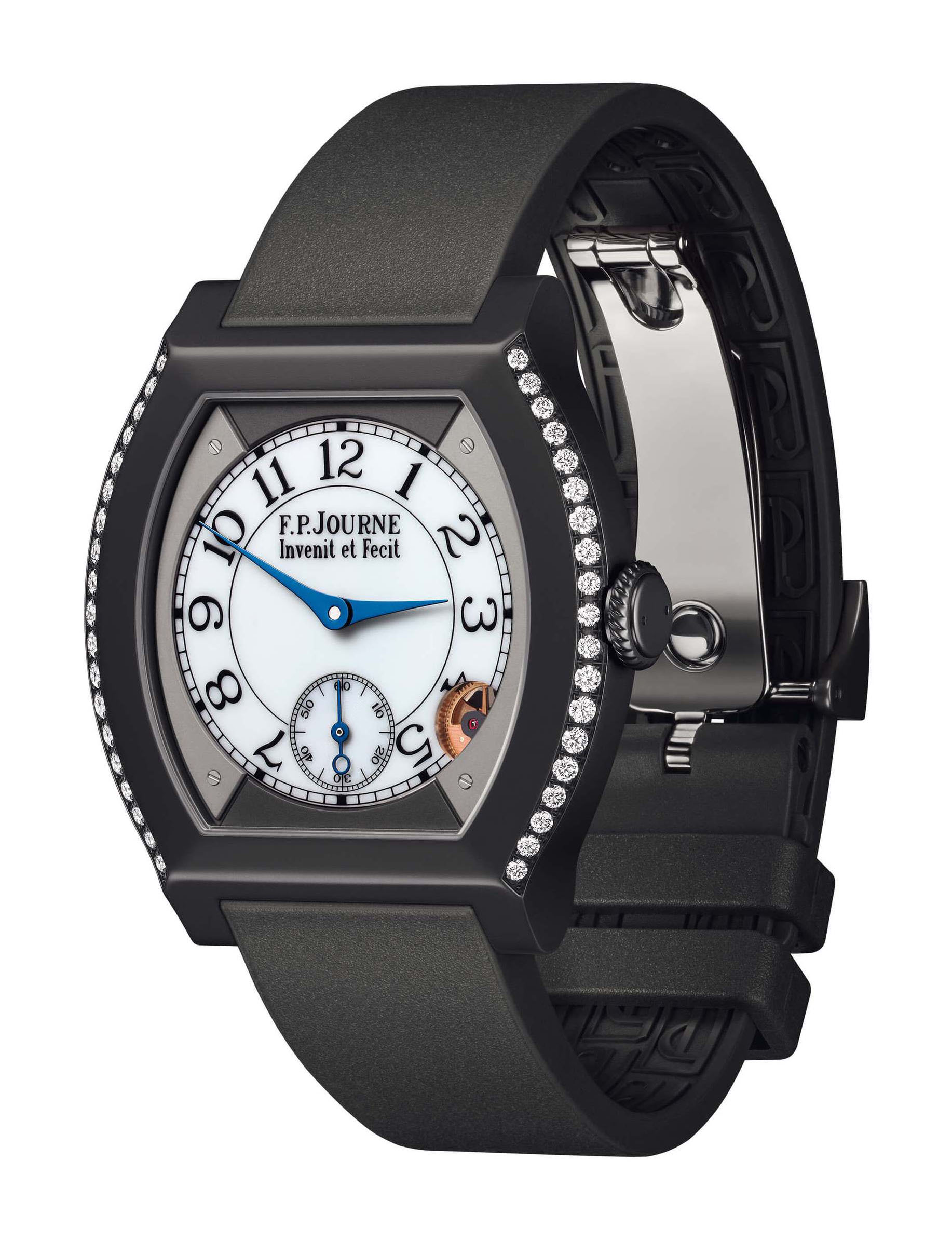 F.P.Journe élégante 40 Titalyt 2 Rows of Diamonds - View 2