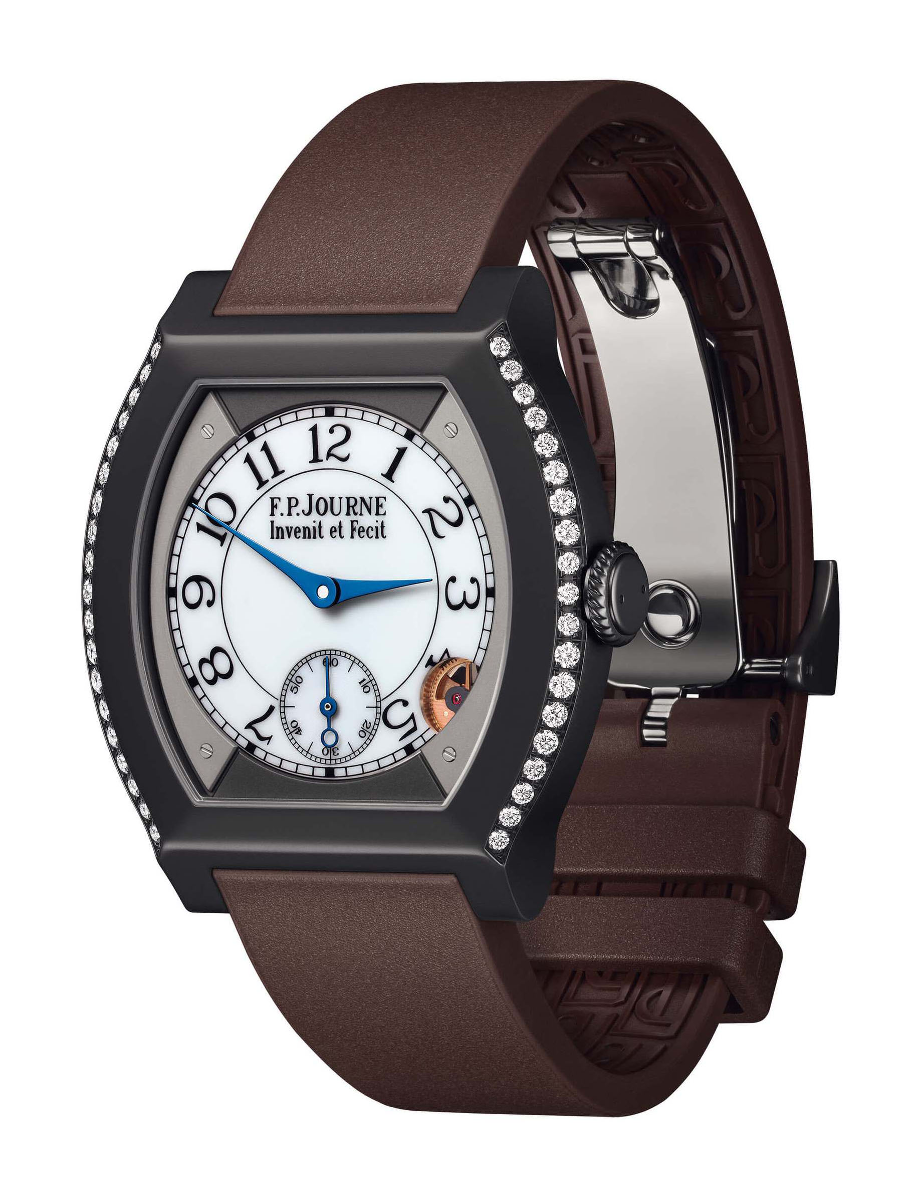 F.P.Journe élégante 40 Titalyt 2 Rows of Diamonds - View 2