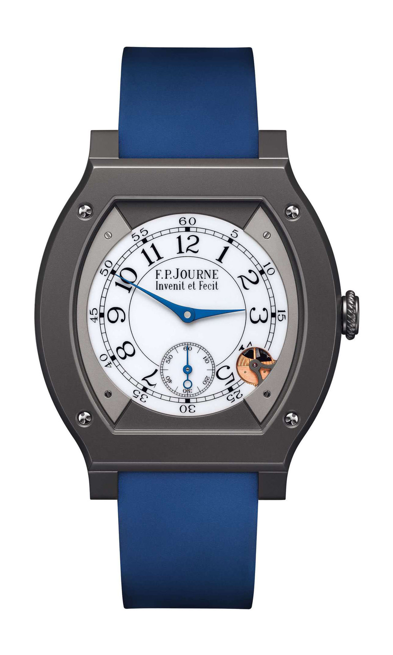 F.P.Journe élégante 48 Titalyt luxury timepiece - detailed view