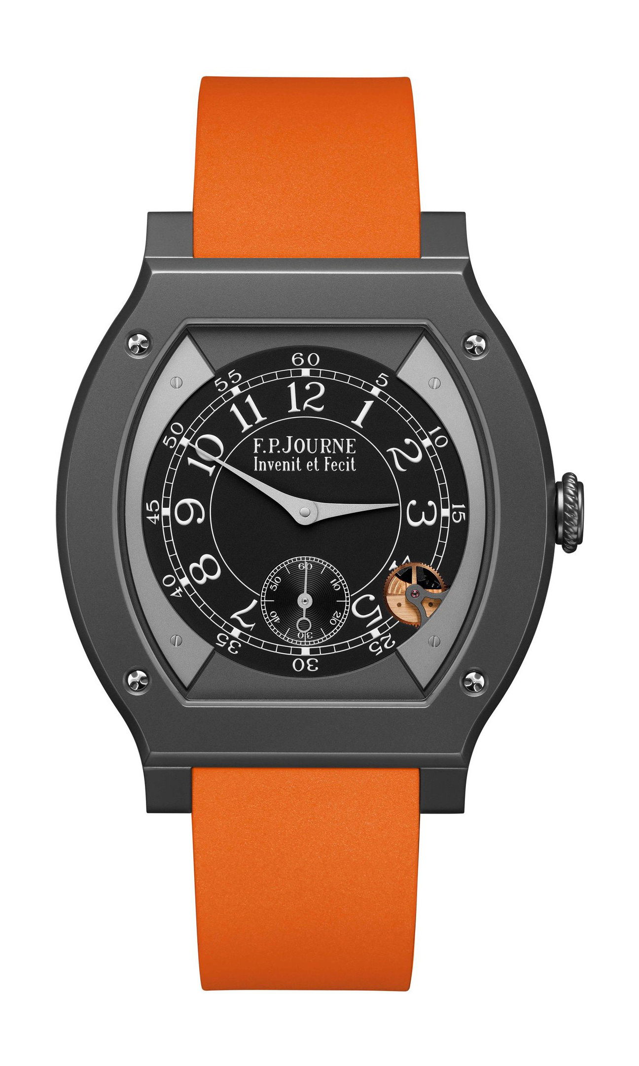F.P.Journe élégante 48 Titalyt luxury timepiece - detailed view