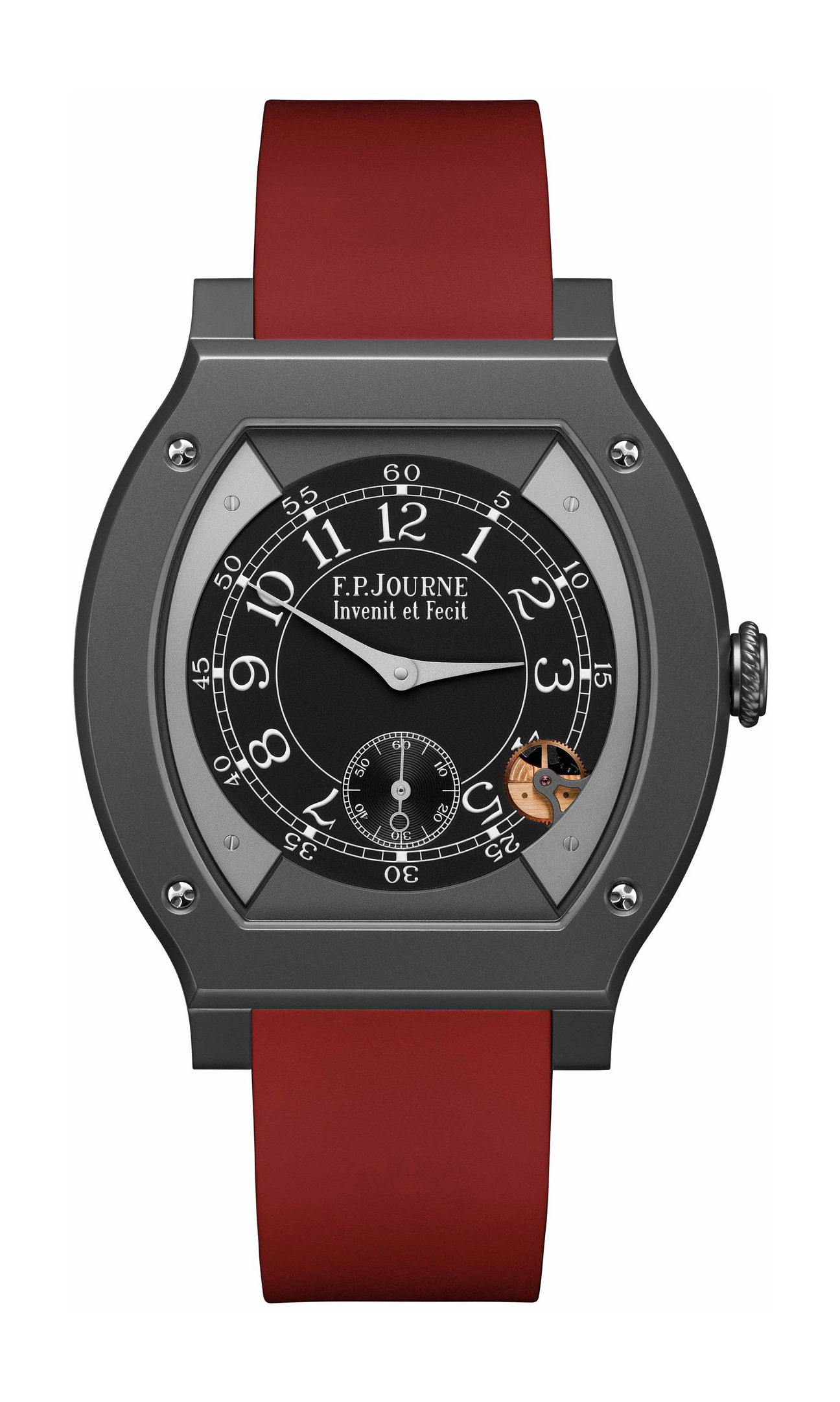 F.P.Journe élégante 48 Titalyt luxury timepiece - detailed view