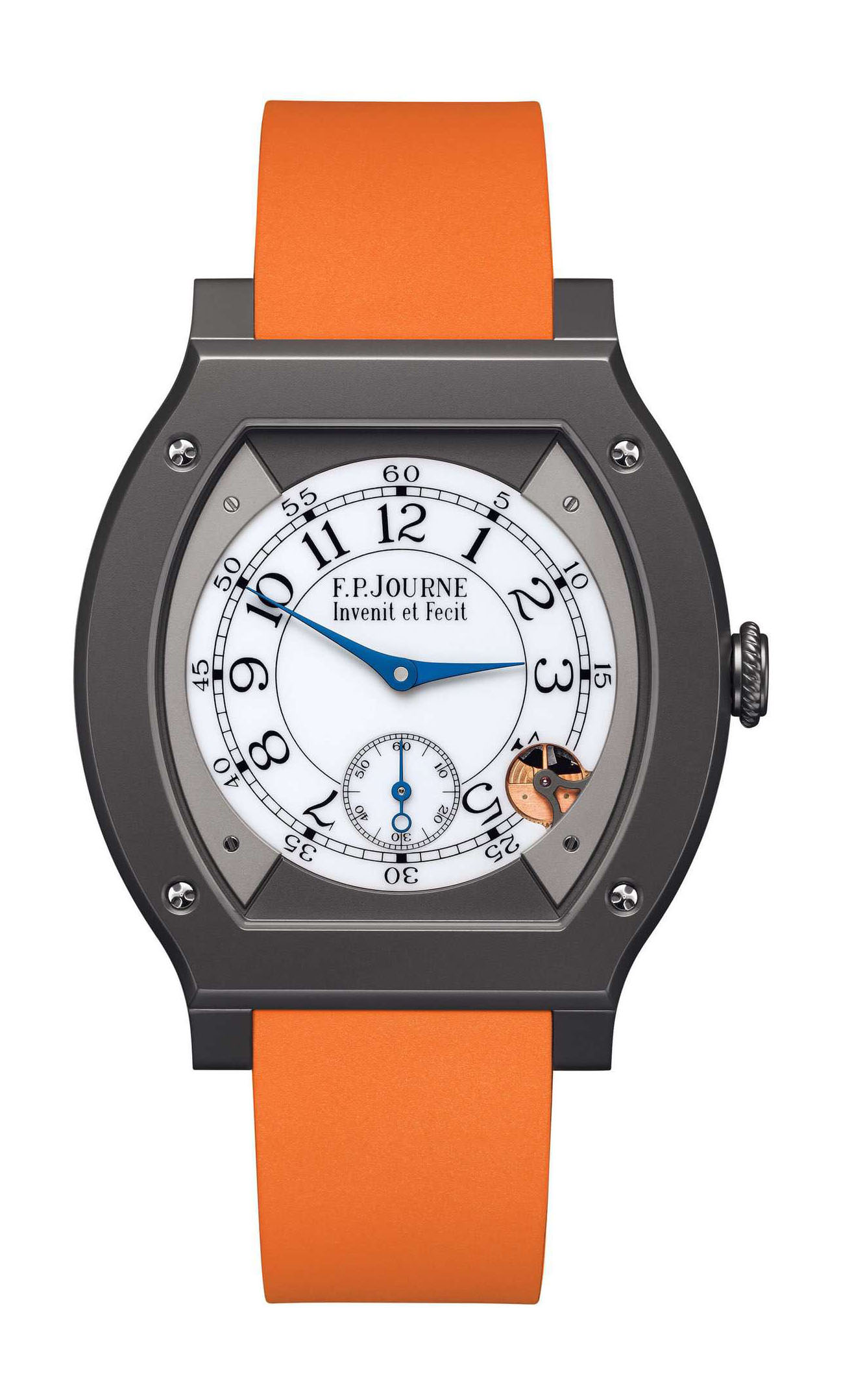 F.P.Journe élégante 48 Titalyt luxury timepiece - detailed view