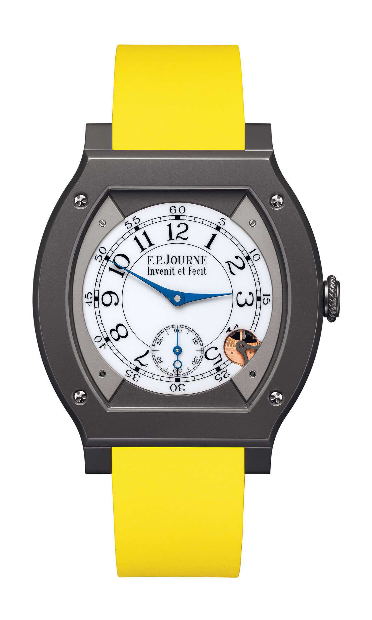 F.P.Journe élégante 48 Titalyt luxury timepiece - detailed view
