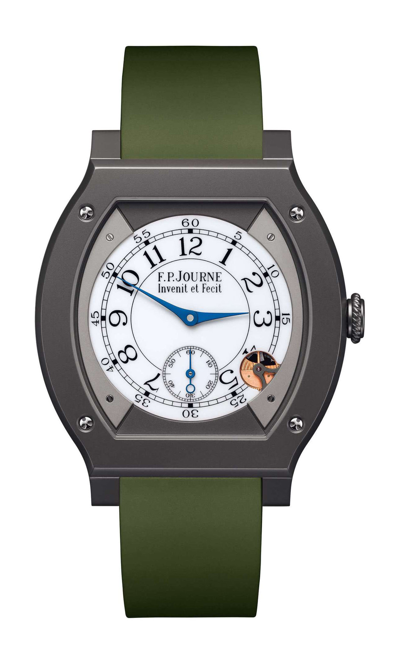 F.P.Journe élégante 48 Titalyt luxury timepiece - detailed view