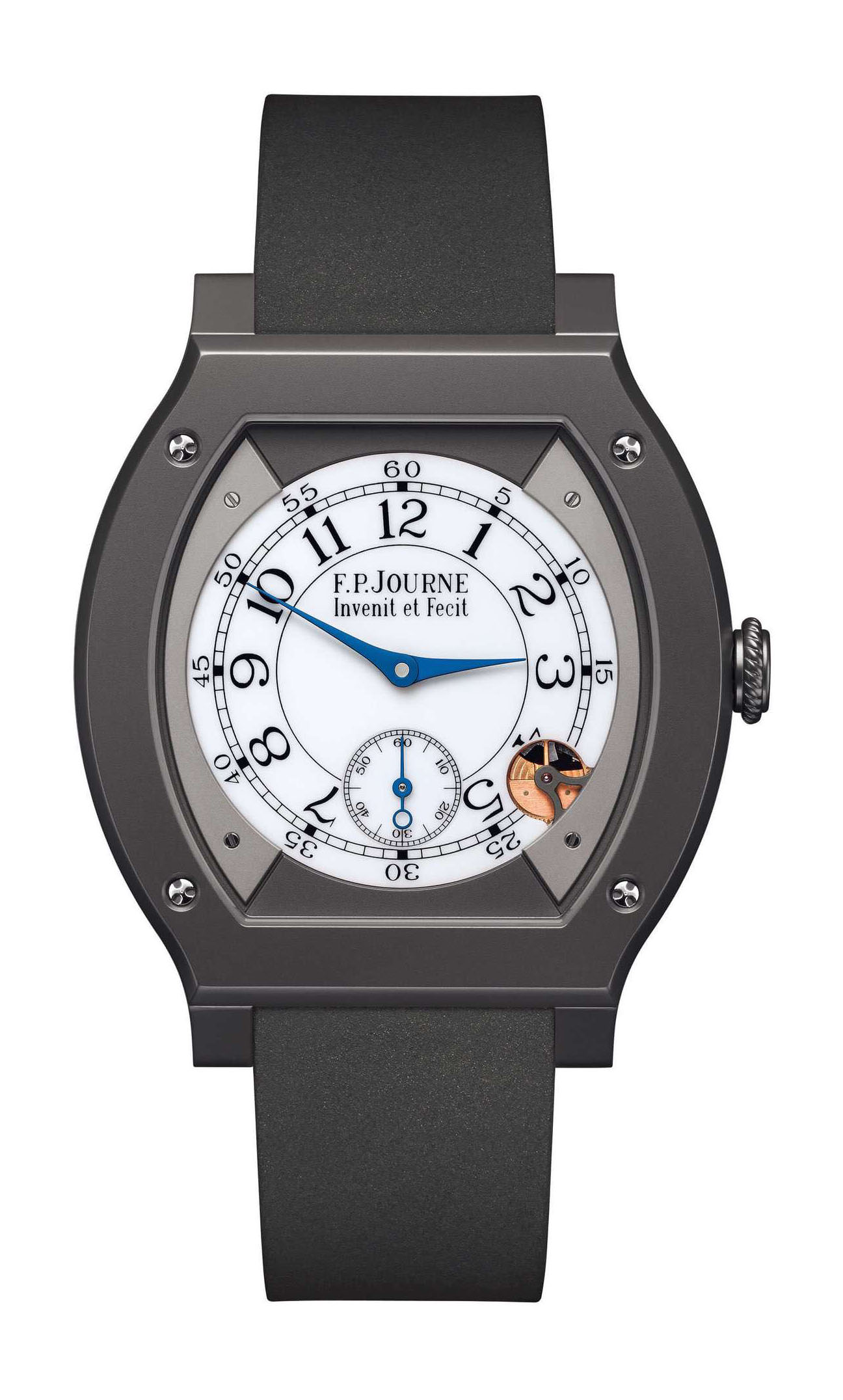 F.P.Journe élégante 48 Titalyt luxury timepiece - detailed view
