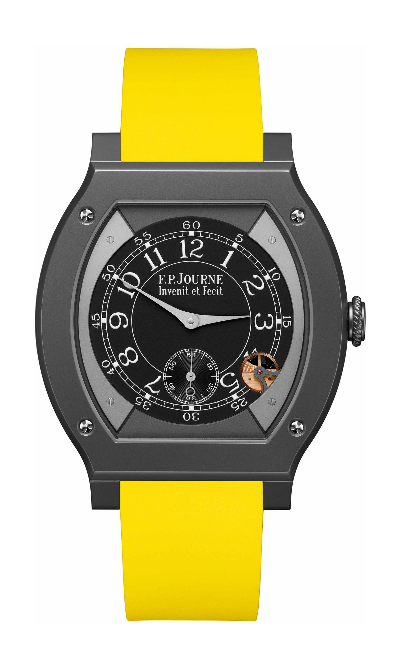 F.P.Journe élégante 48 Titalyt luxury timepiece - detailed view