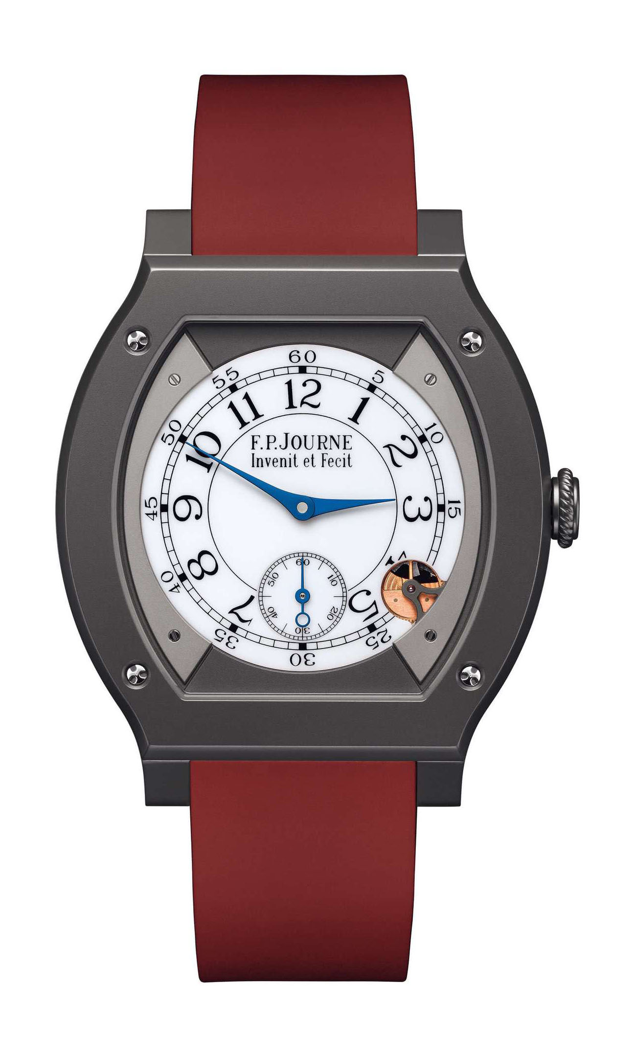 F.P.Journe élégante 48 Titalyt luxury timepiece - detailed view