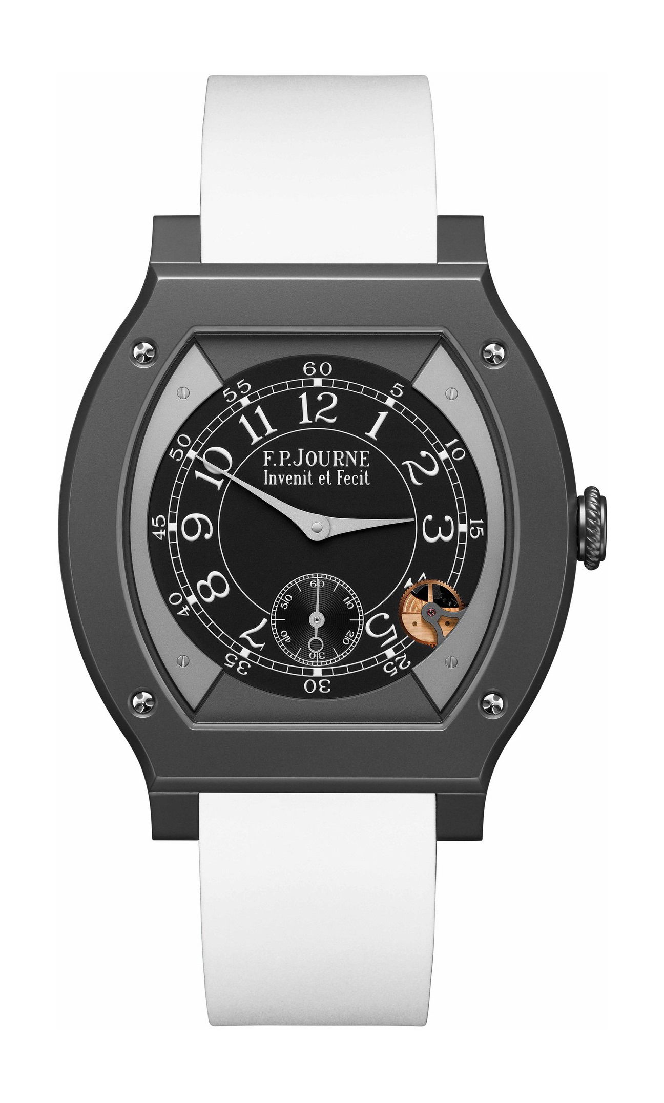 F.P.Journe élégante 48 Titalyt luxury timepiece - detailed view