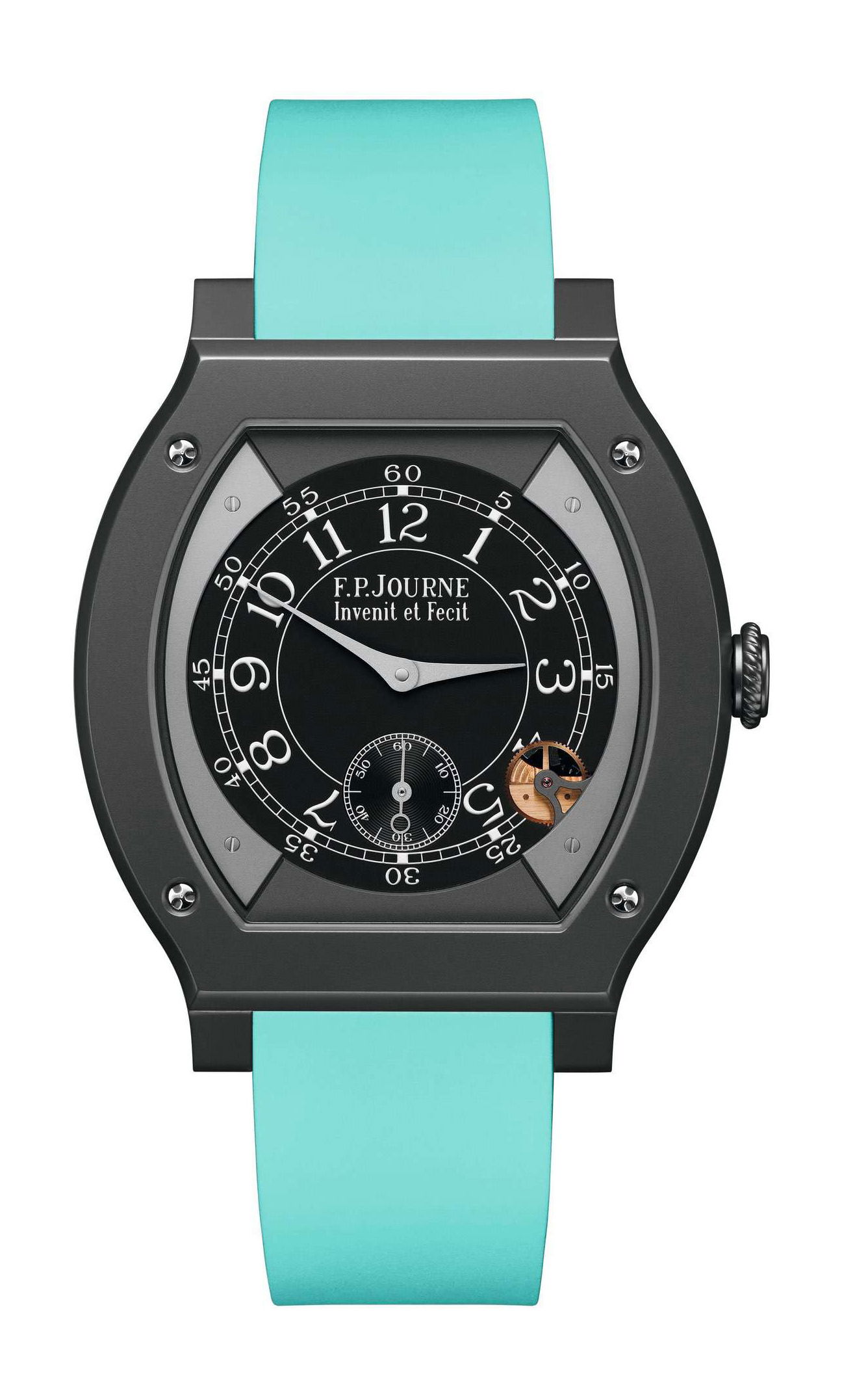 F.P.Journe élégante 48 Titalyt luxury timepiece - detailed view