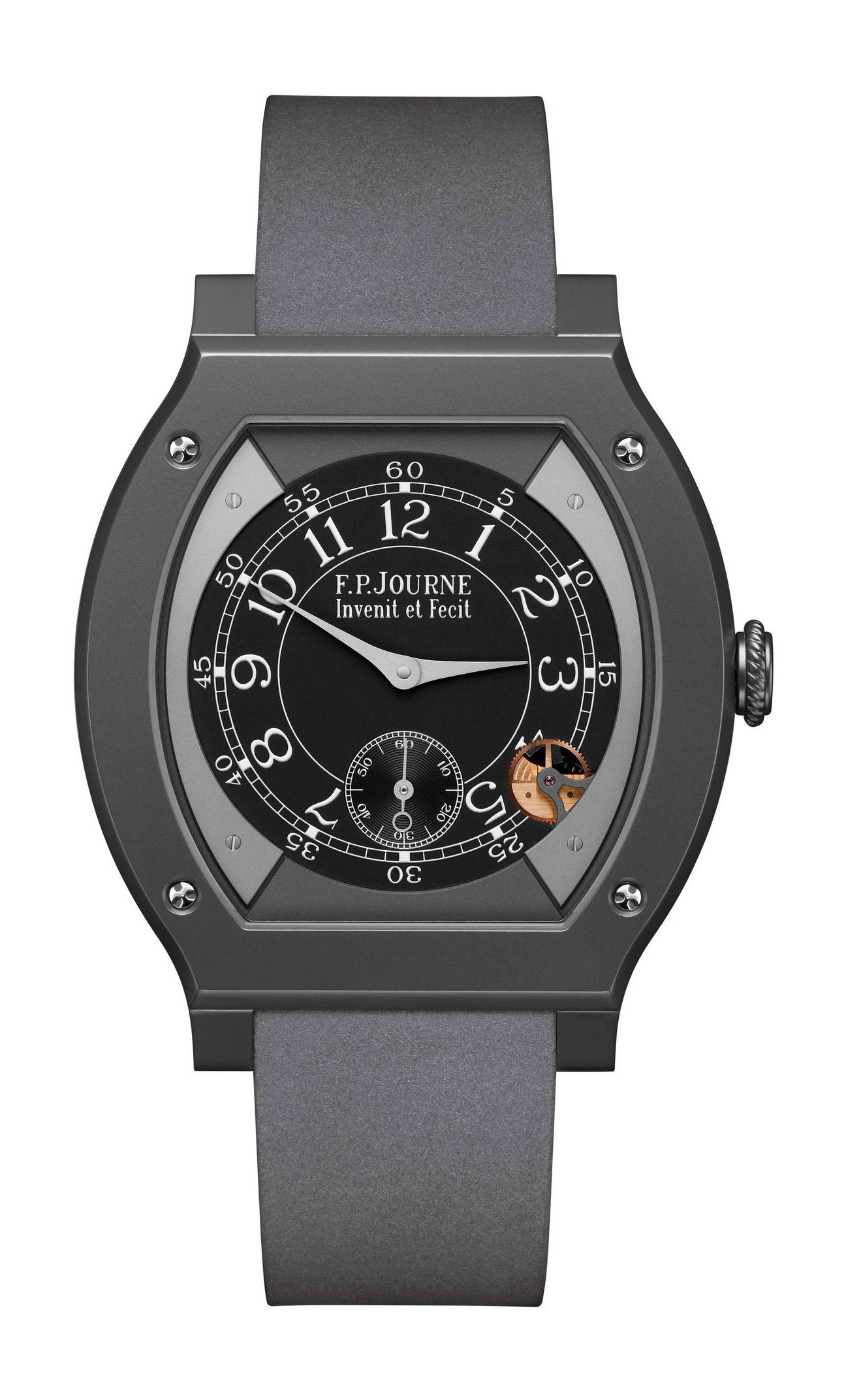 F.P.Journe élégante 48 Titalyt luxury timepiece - detailed view