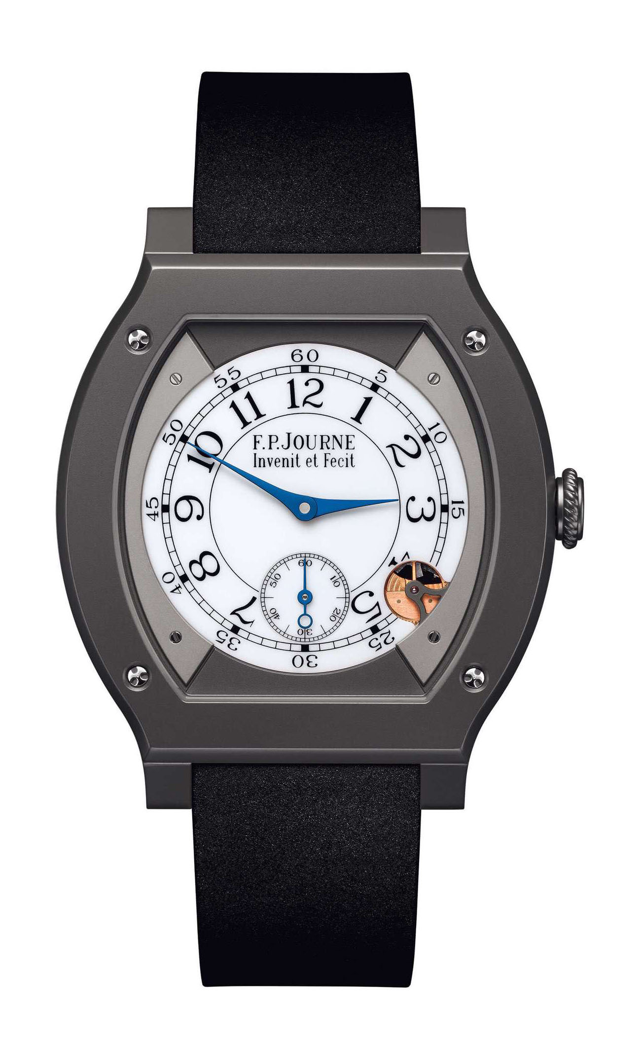 F.P.Journe élégante 48 Titalyt luxury timepiece - detailed view