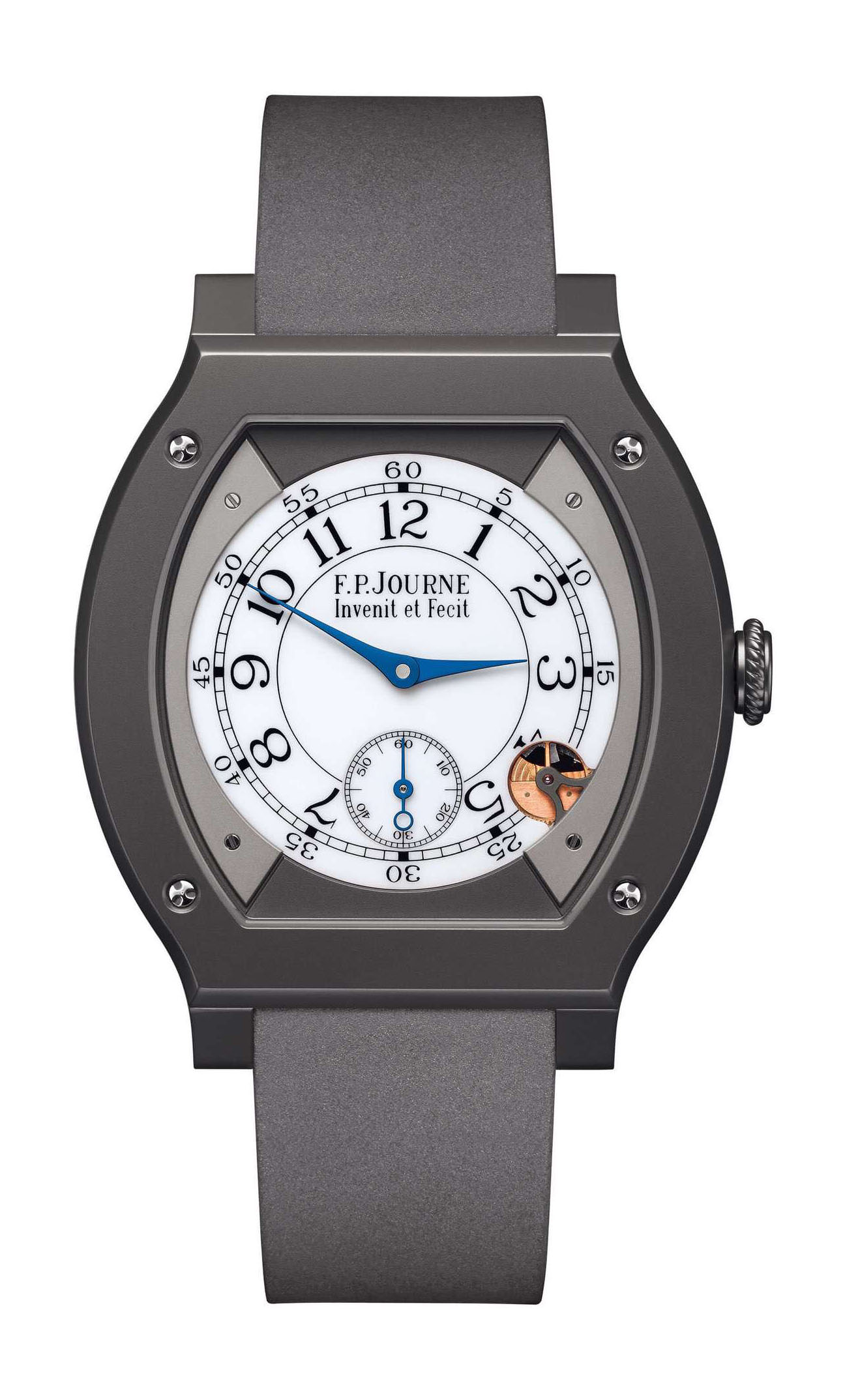 F.P.Journe élégante 48 Titalyt luxury timepiece - detailed view