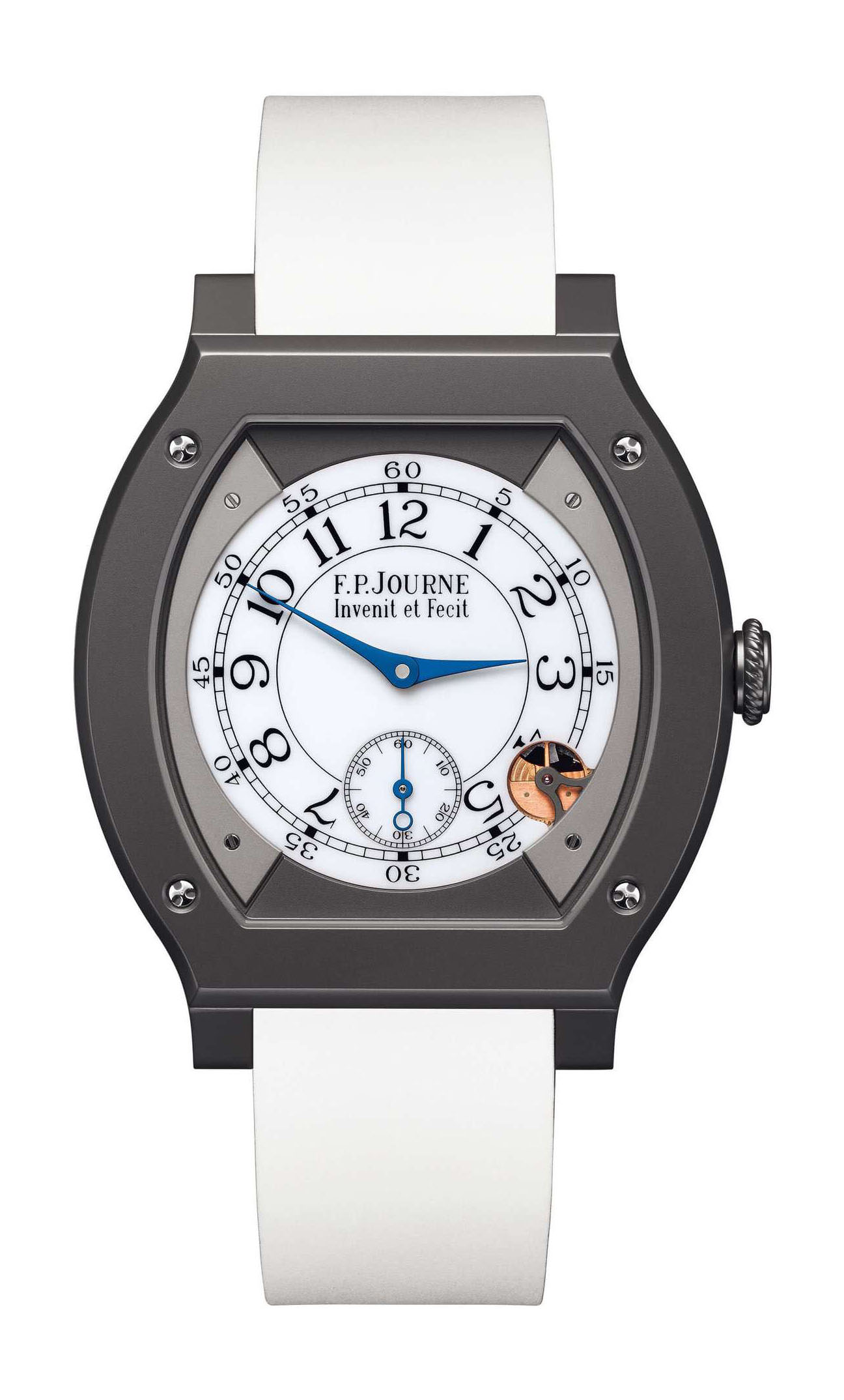 F.P.Journe élégante 48 Titalyt luxury timepiece - detailed view