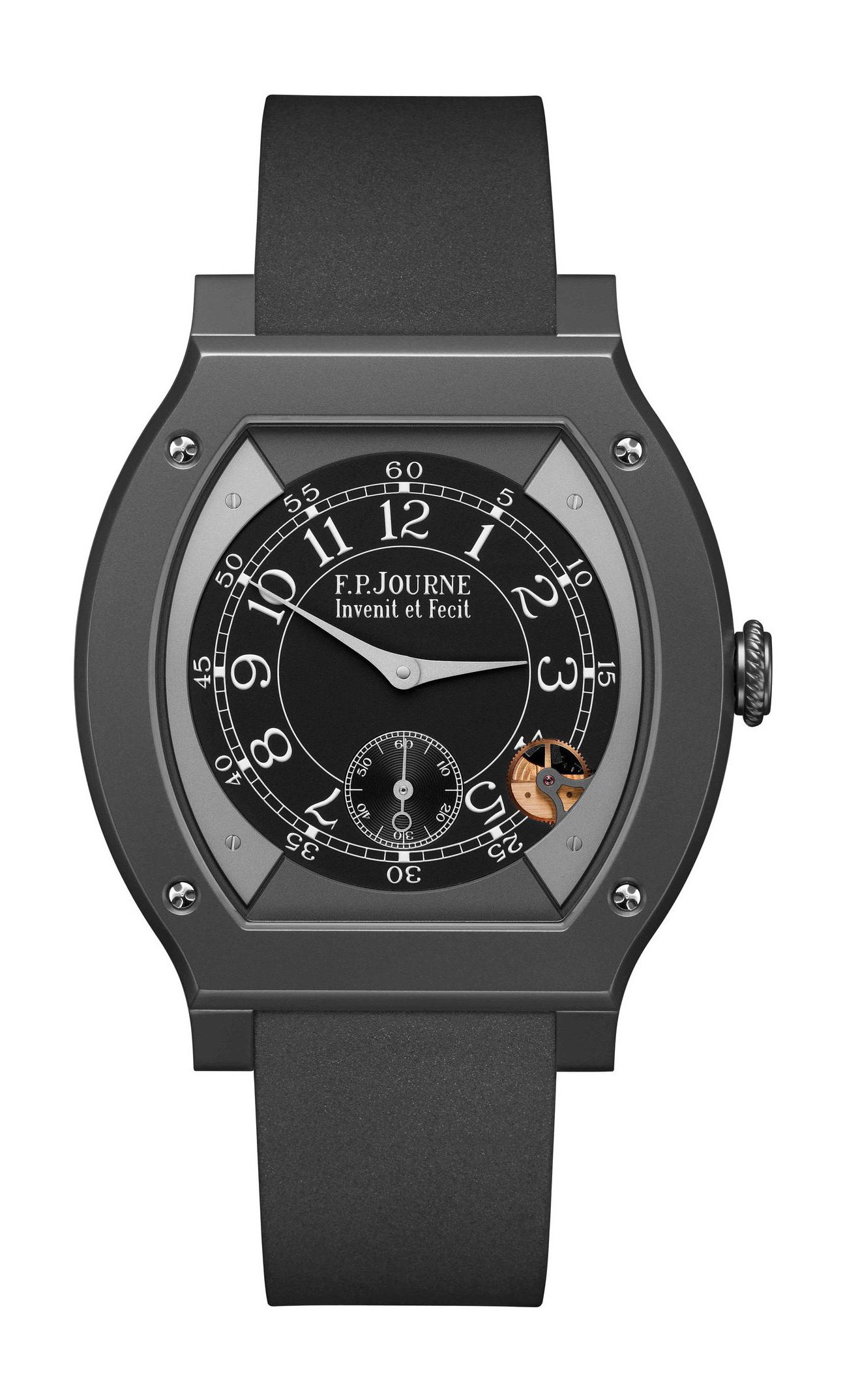 F.P.Journe élégante 48 Titalyt luxury timepiece - detailed view