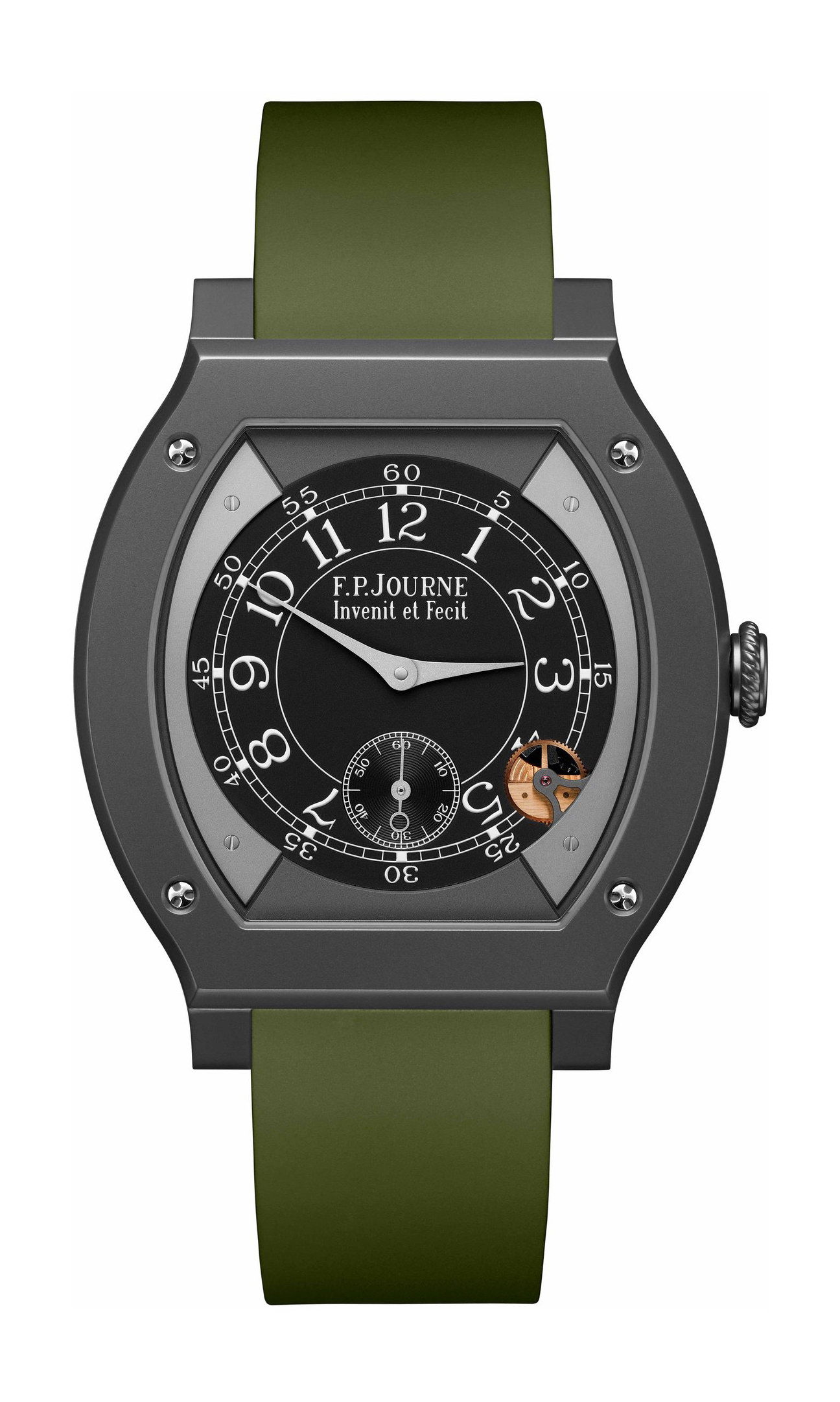 F.P.Journe élégante 48 Titalyt luxury timepiece - detailed view