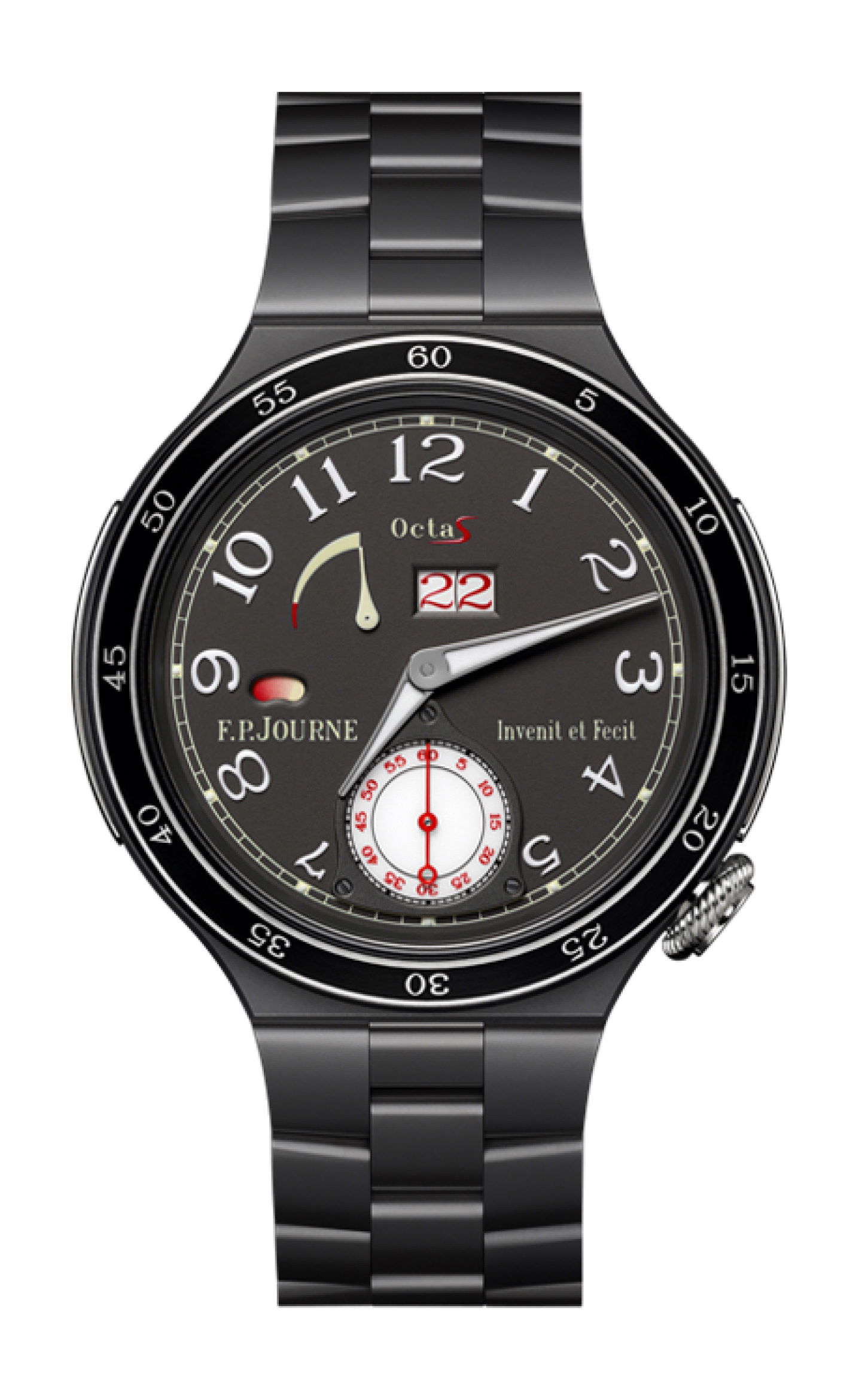 F.P.Journe linesport Automatique Reserve Titane luxury timepiece - detailed view