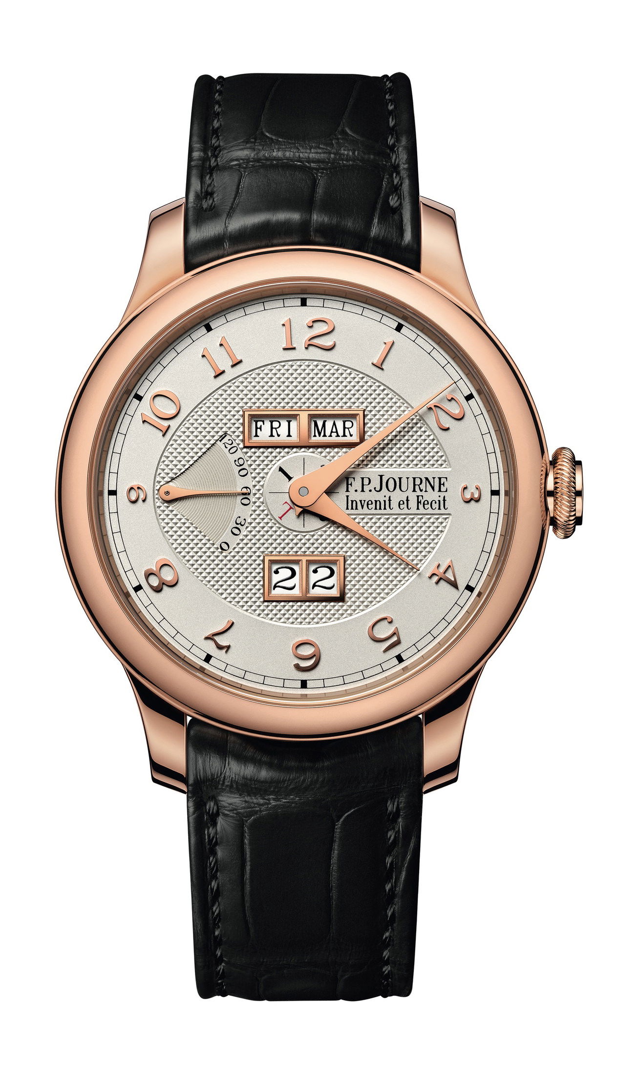 F.P.Journe Quantième Perpétuel White Silver Dial luxury timepiece - detailed view