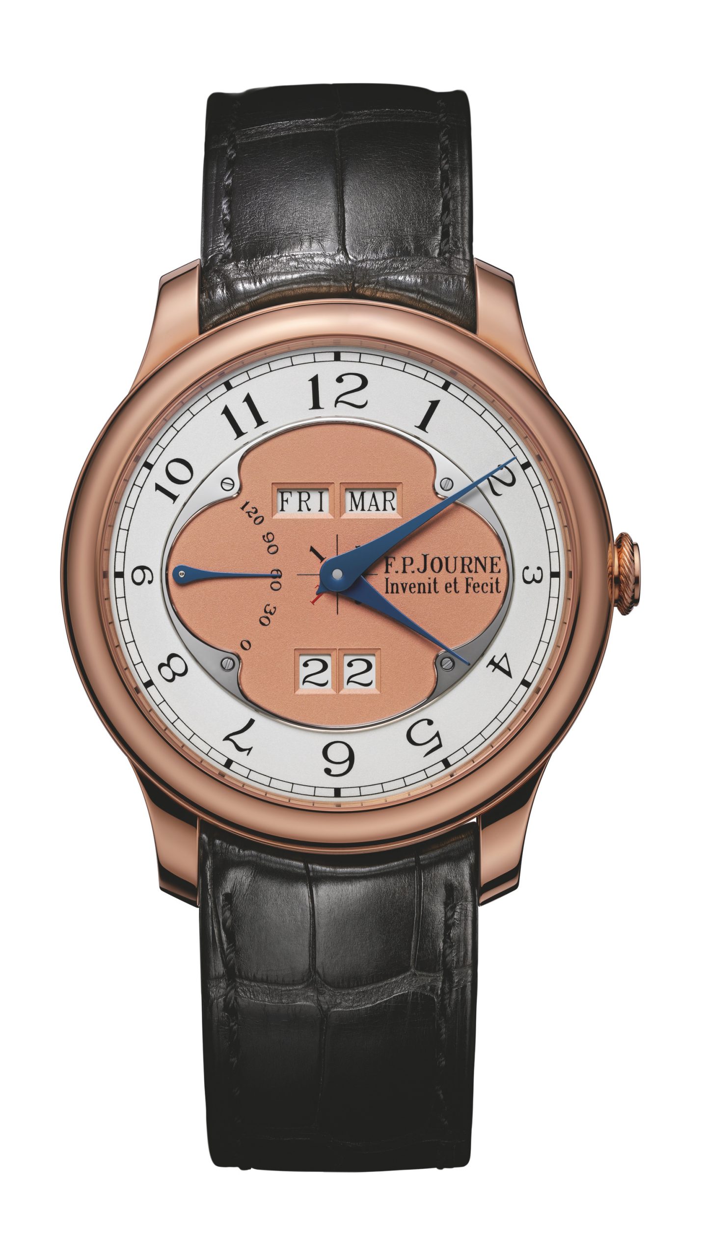 F.P.Journe Quantième Perpétuel Gold Dial luxury timepiece - detailed view