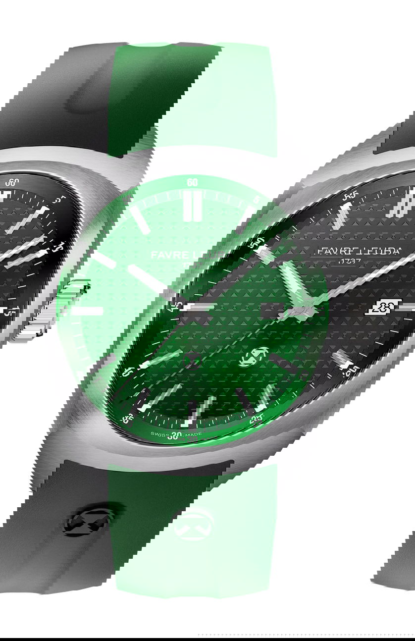 Favre Leuba Chief Date luxury timepiece - detailed view