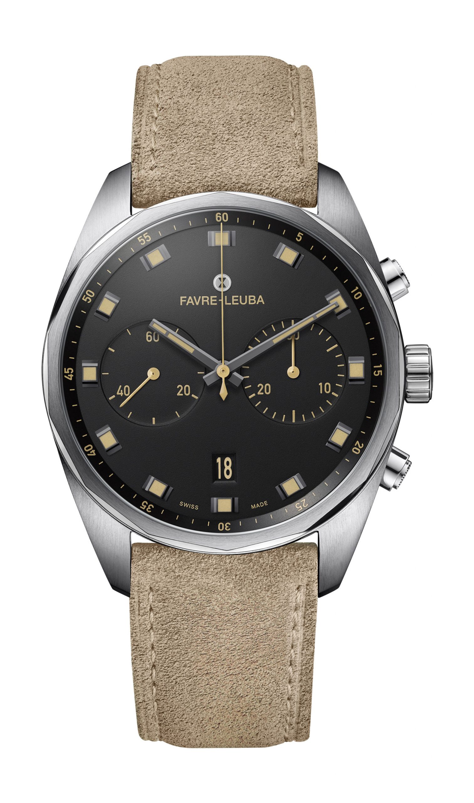 Favre Leuba Chief Sky Chief Chronograph luxury timepiece - detailed view