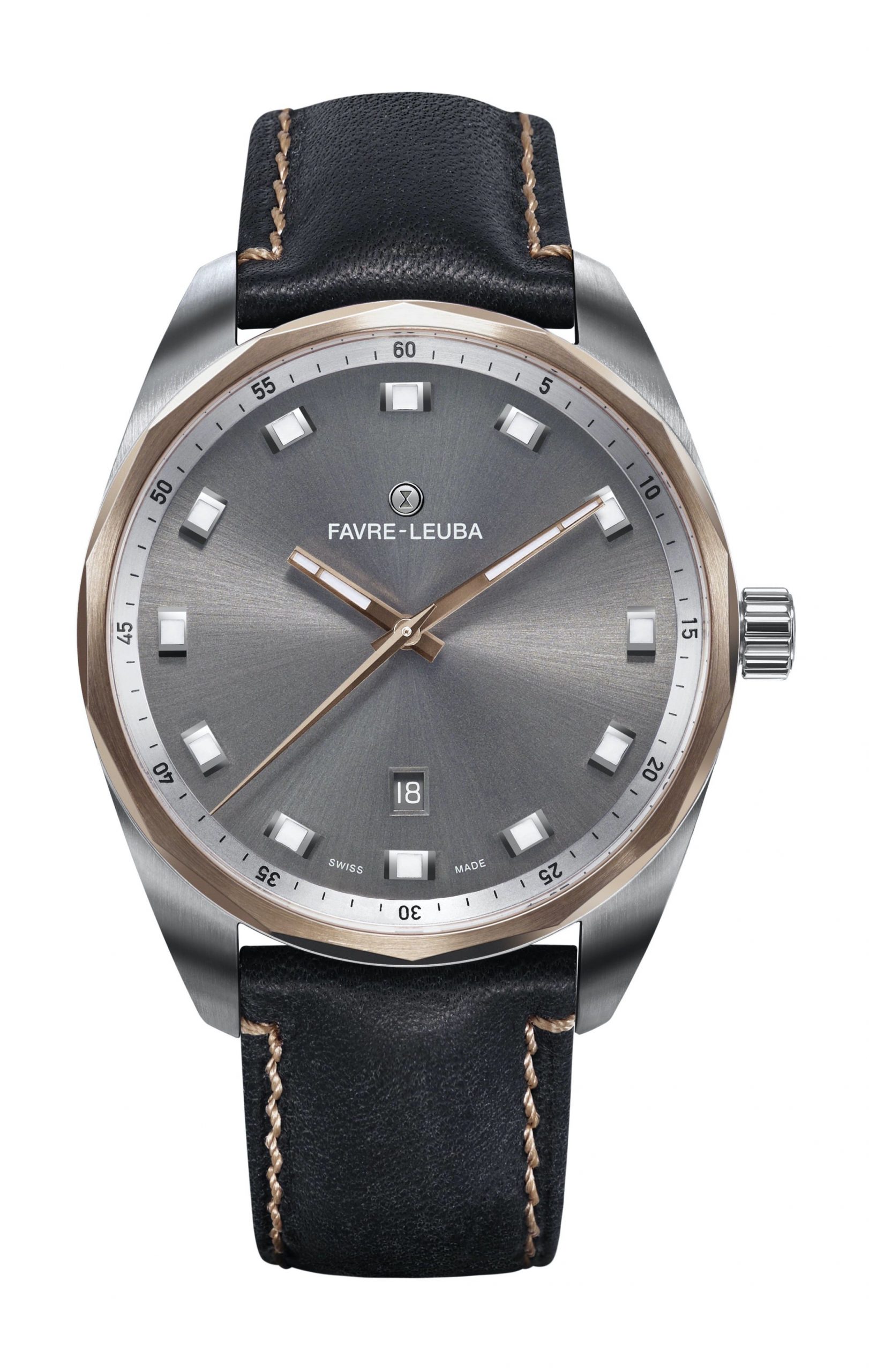 Favre Leuba Chief Sky Chief Date luxury timepiece - detailed view