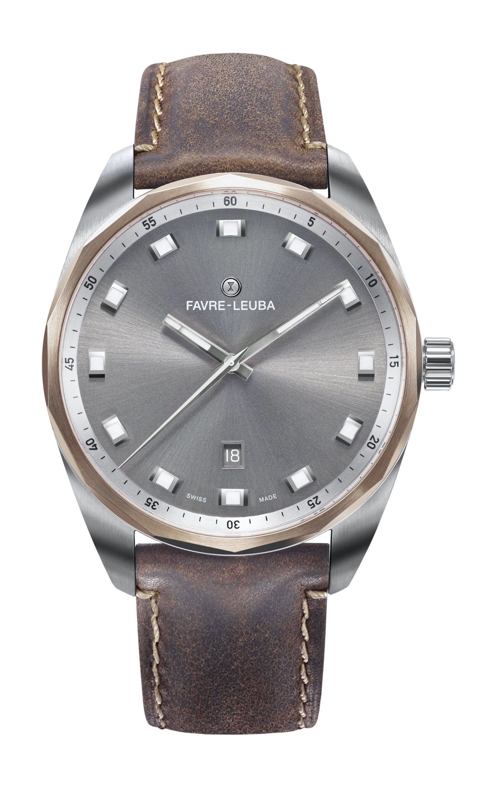 Favre Leuba Chief Sky Chief Date luxury timepiece - detailed view