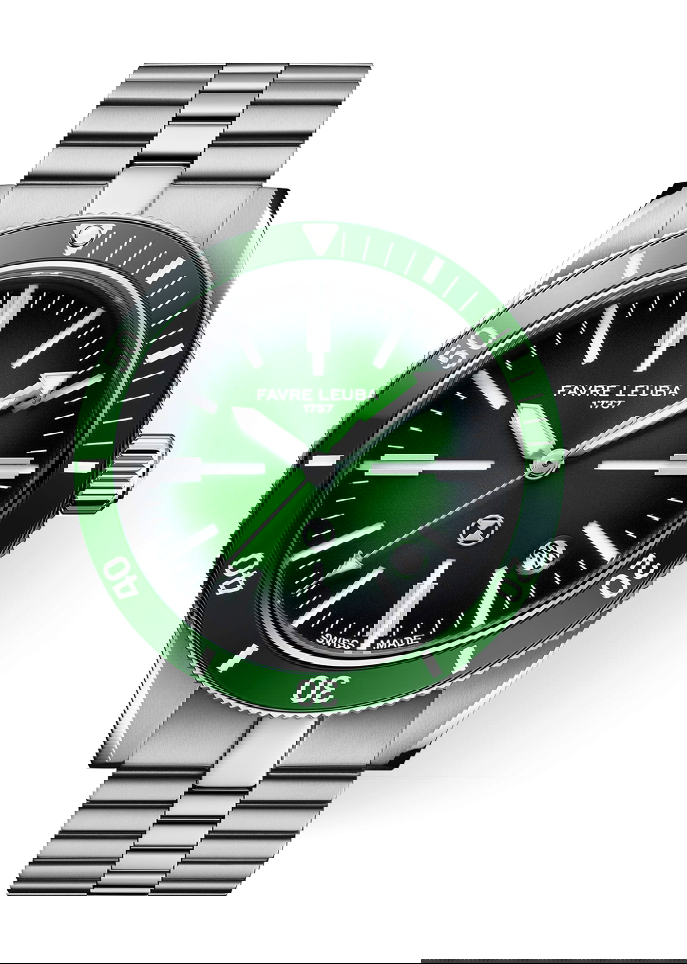 Favre Leuba Deep Blue Renaissance luxury timepiece - detailed view