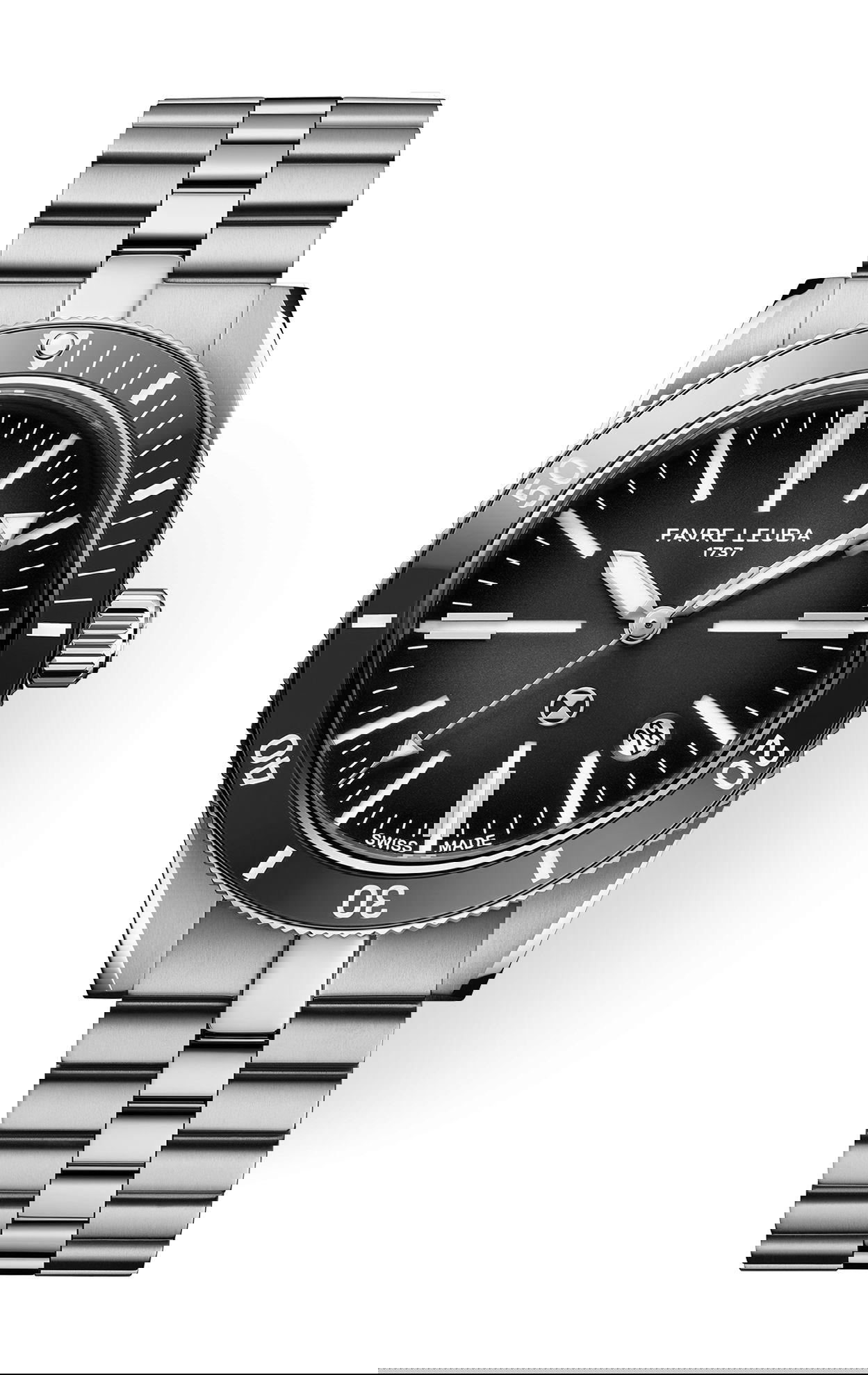 Favre Leuba Deep Blue Renaissance luxury timepiece - detailed view