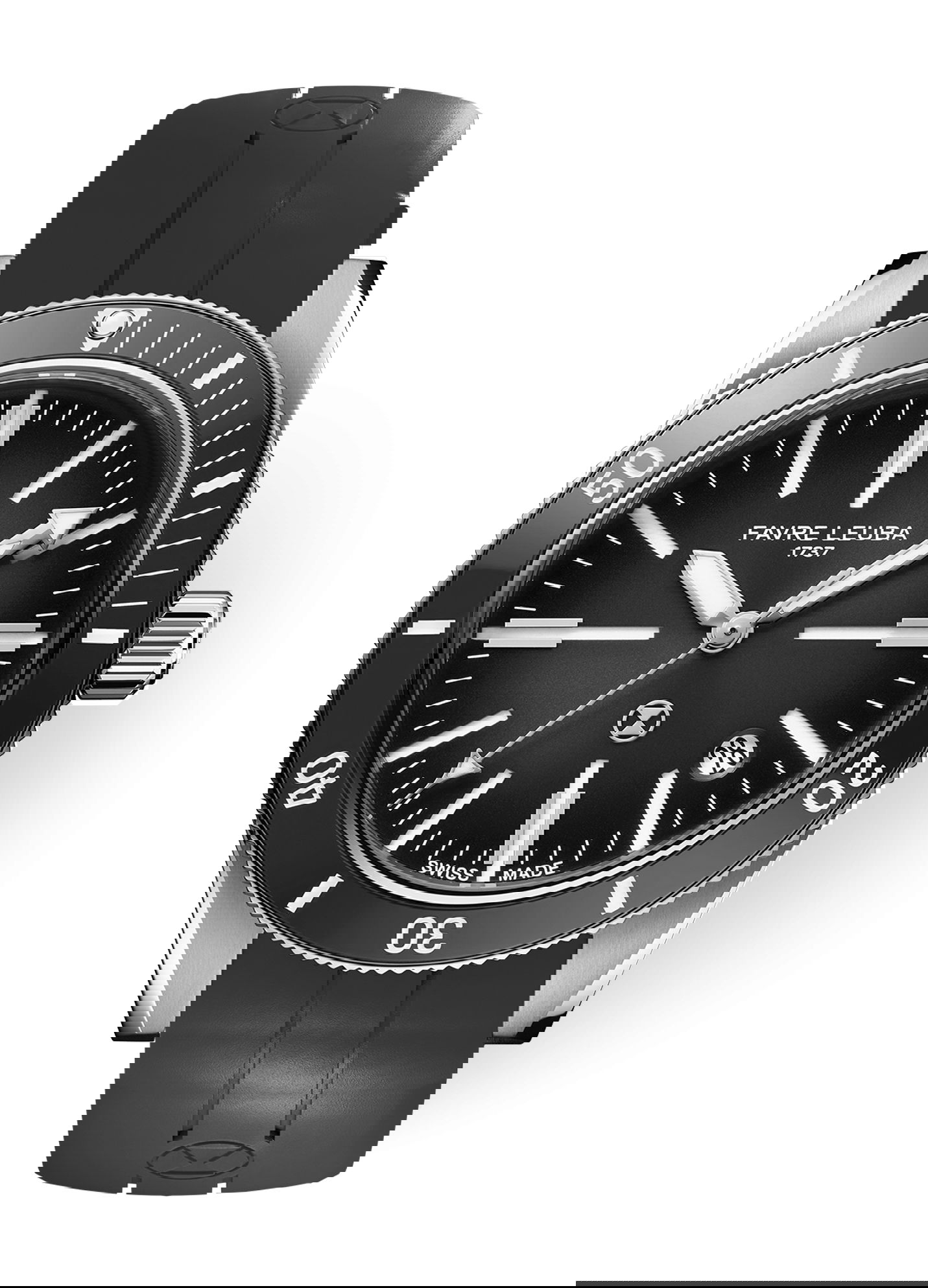 Favre Leuba Deep Blue Renaissance luxury timepiece - detailed view