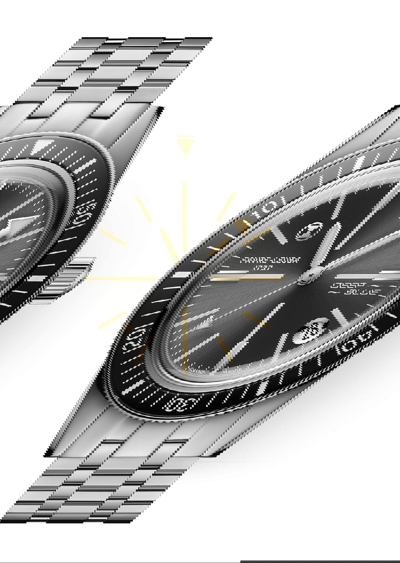 Favre Leuba Deep Blue Revival luxury timepiece - detailed view