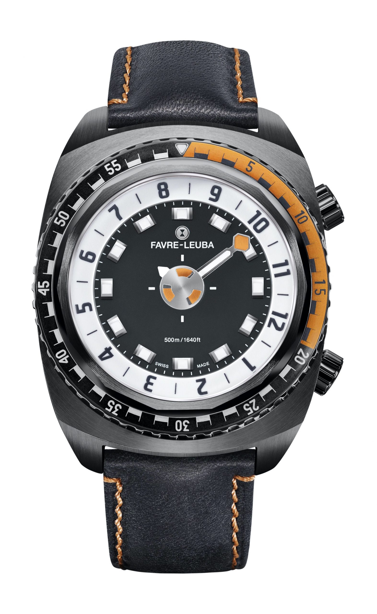 Favre Leuba Raider Harpoon luxury timepiece - detailed view