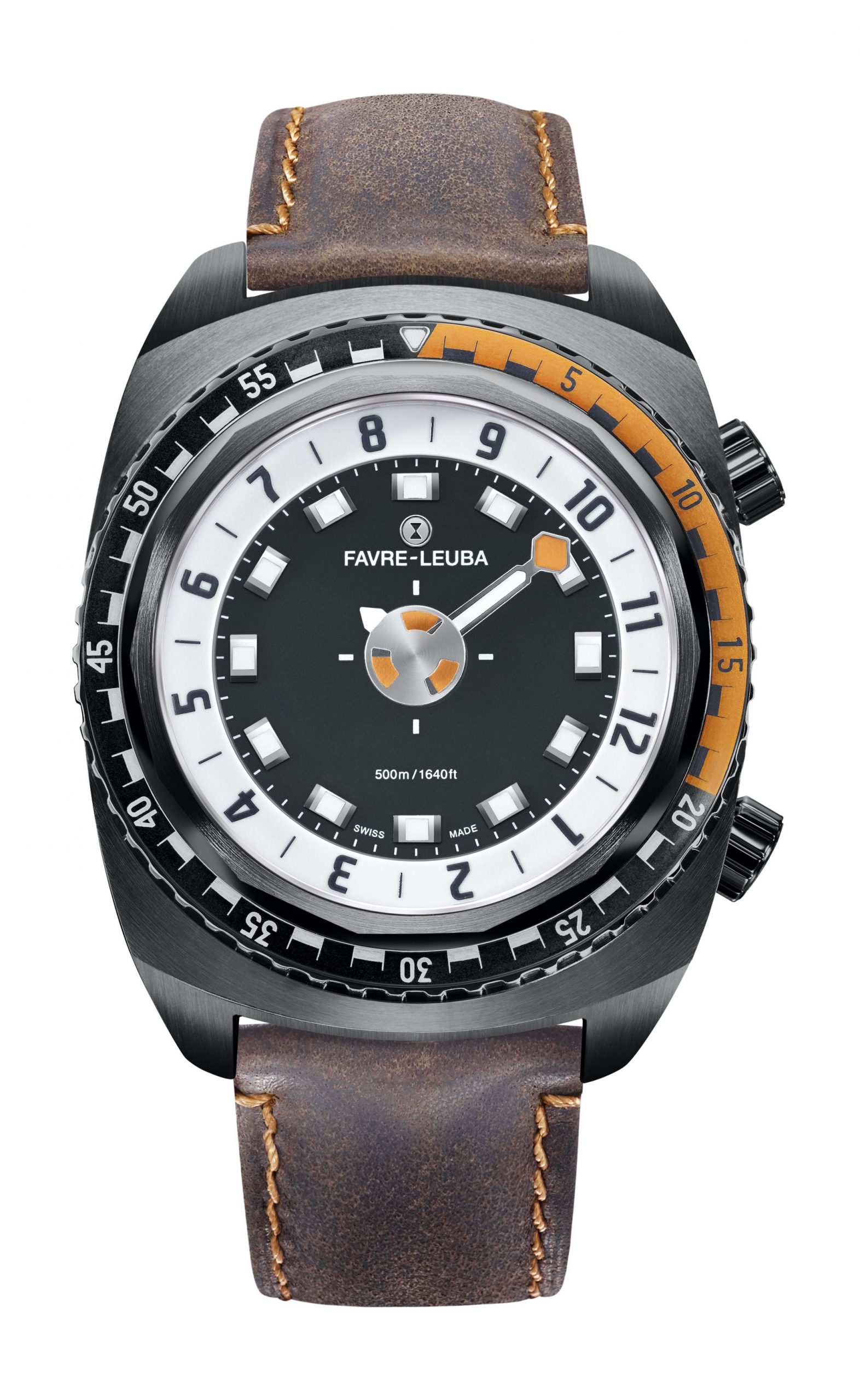 Favre Leuba Raider Harpoon luxury timepiece - detailed view